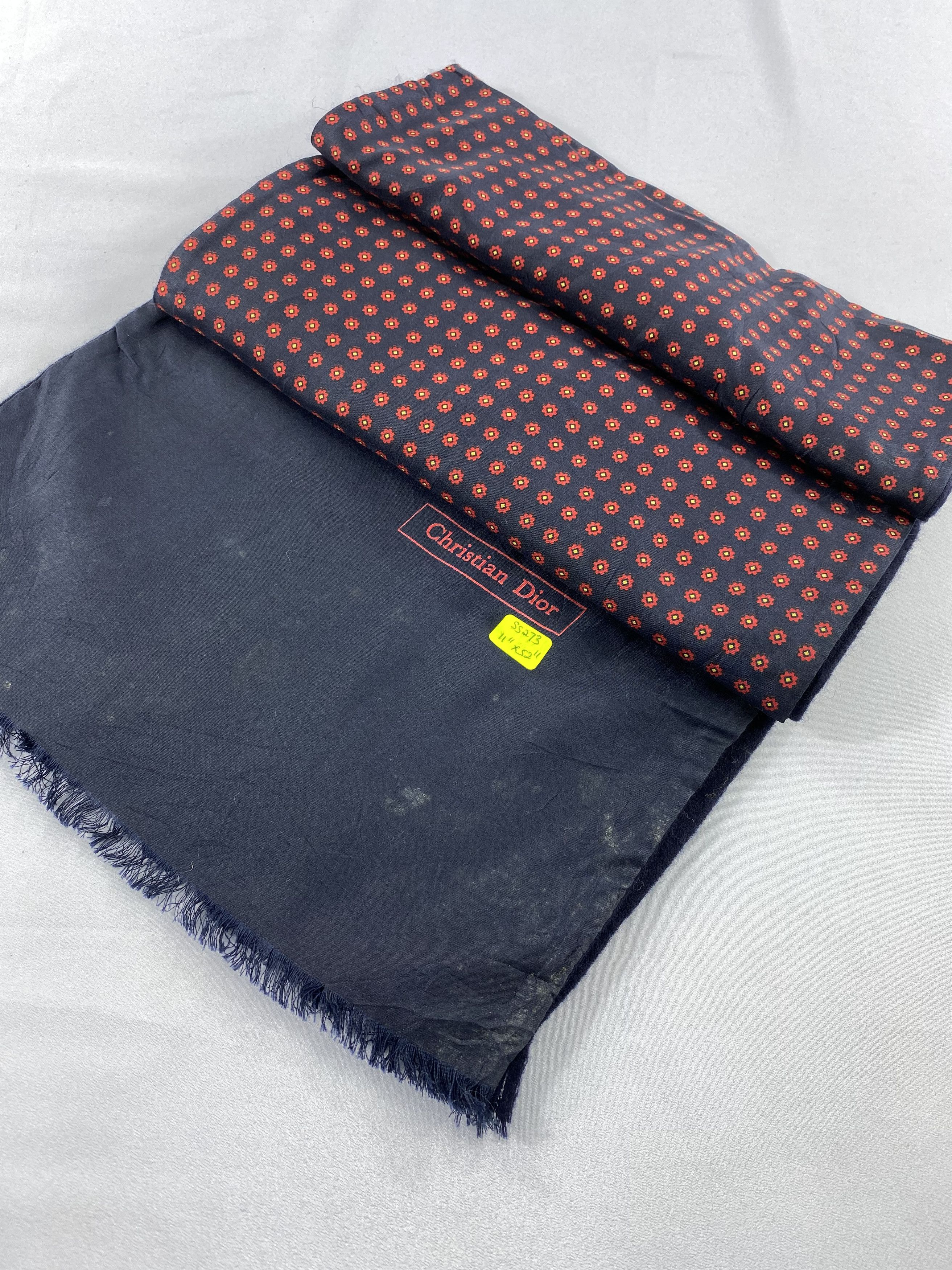 Vintage Christian Dior Silk Scarf / Muffler / Neckwear Size ONE SIZE - 2 Thumbnail