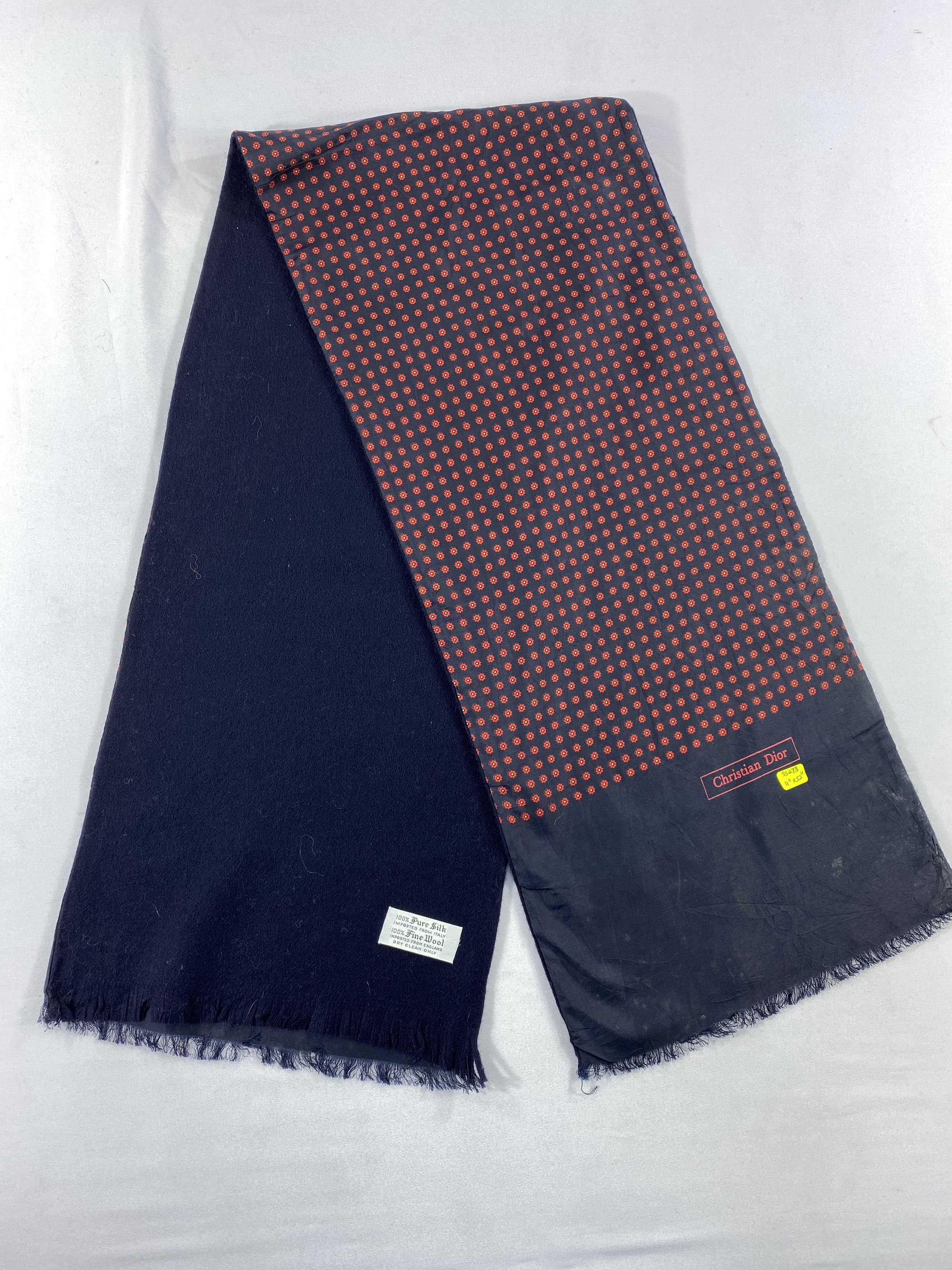 Vintage Christian Dior Silk Scarf / Muffler / Neckwear Size ONE SIZE - 7 Thumbnail