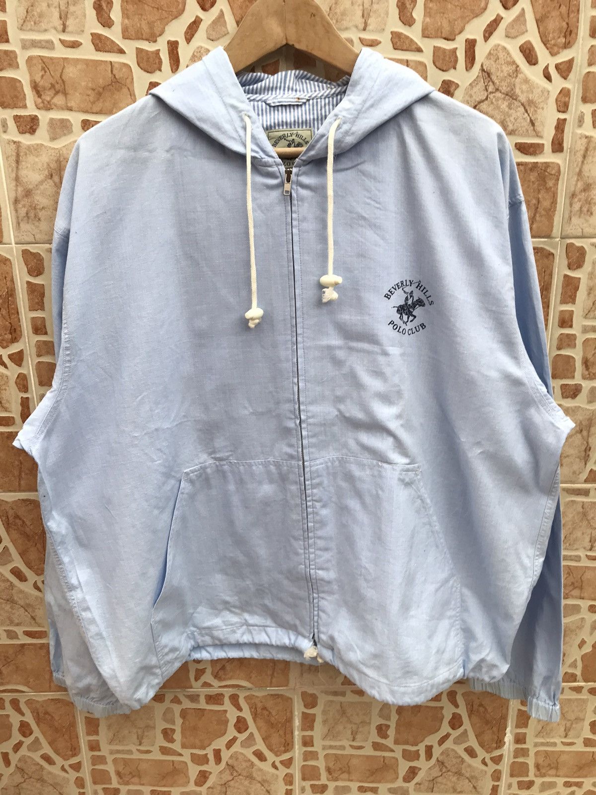 Beverly Hills Polo Club × Polo Ralph Lauren BEVERLY HILLS POLO CLUB HOODIE JACKET BIG LOGO Size US L / EU 52-54 / 3 - 2 Thumbnail
