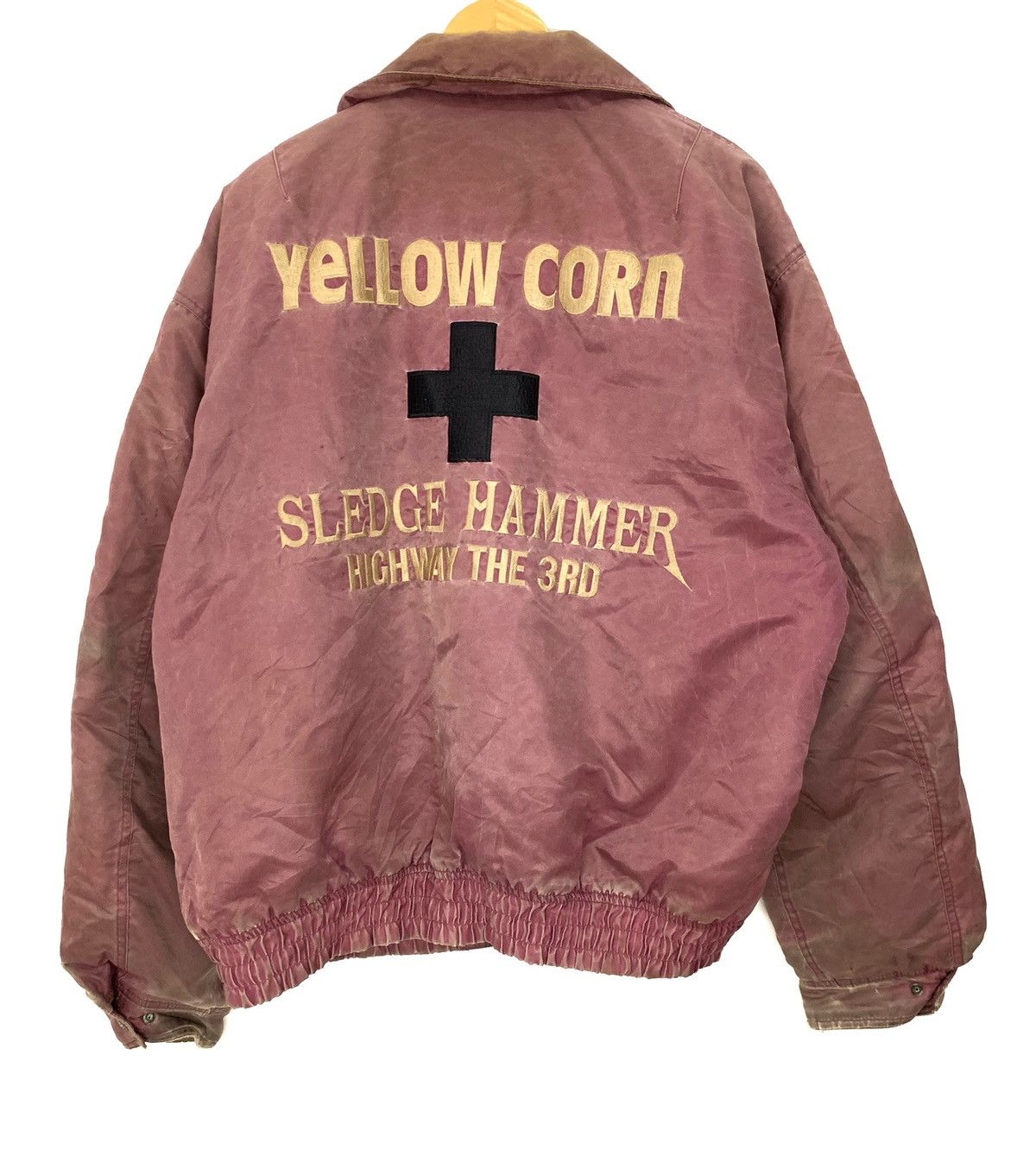 Sports Specialties 🇯🇵 Yellow Corn Motor Sports Japan MA-1 Bomber Jacket Size US L / EU 52-54 / 3 - 1 Thumbnail