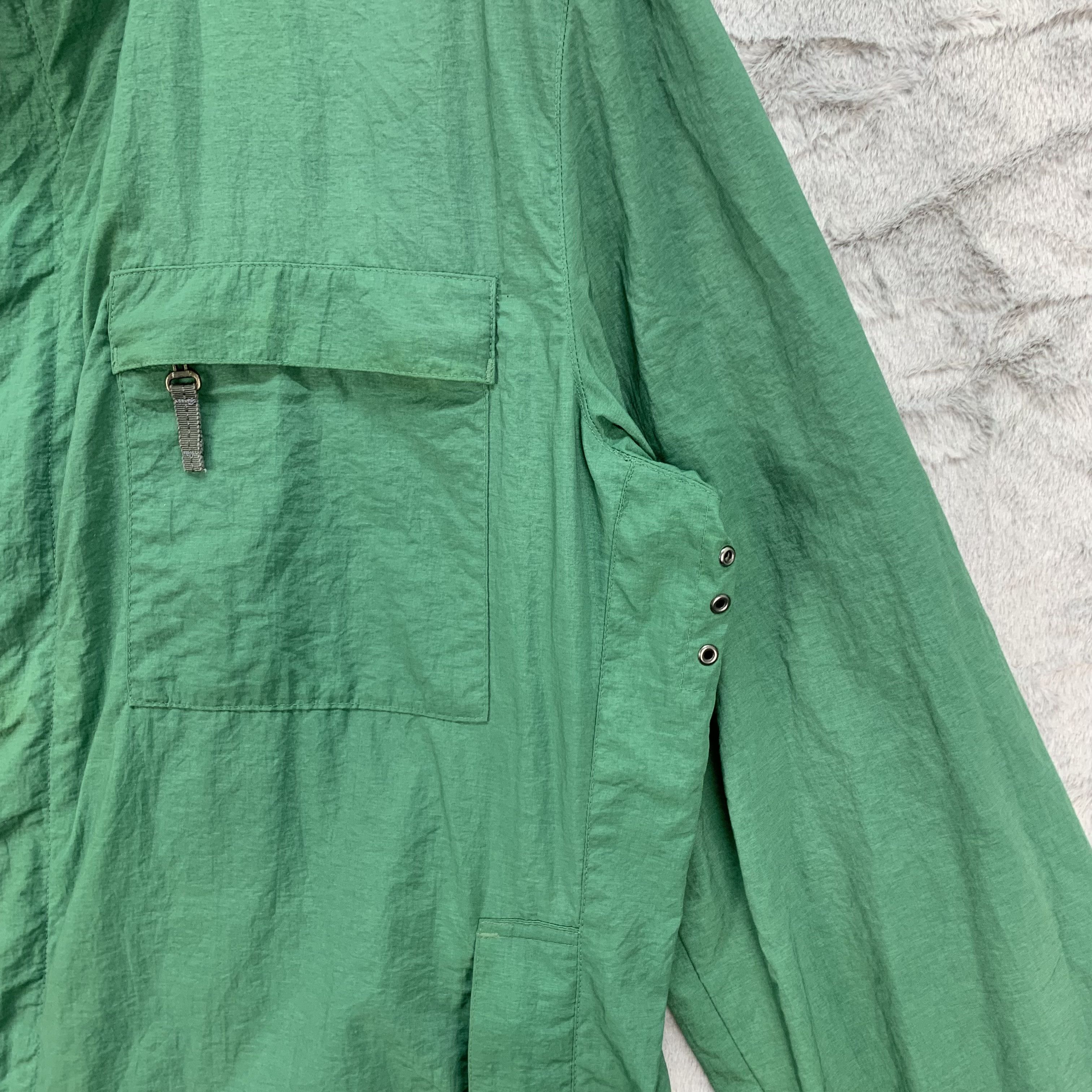Japanese Brand Crocodile Multipocket Green Light Jacket #4142-144 Size US L / EU 52-54 / 3 - 4 Thumbnail