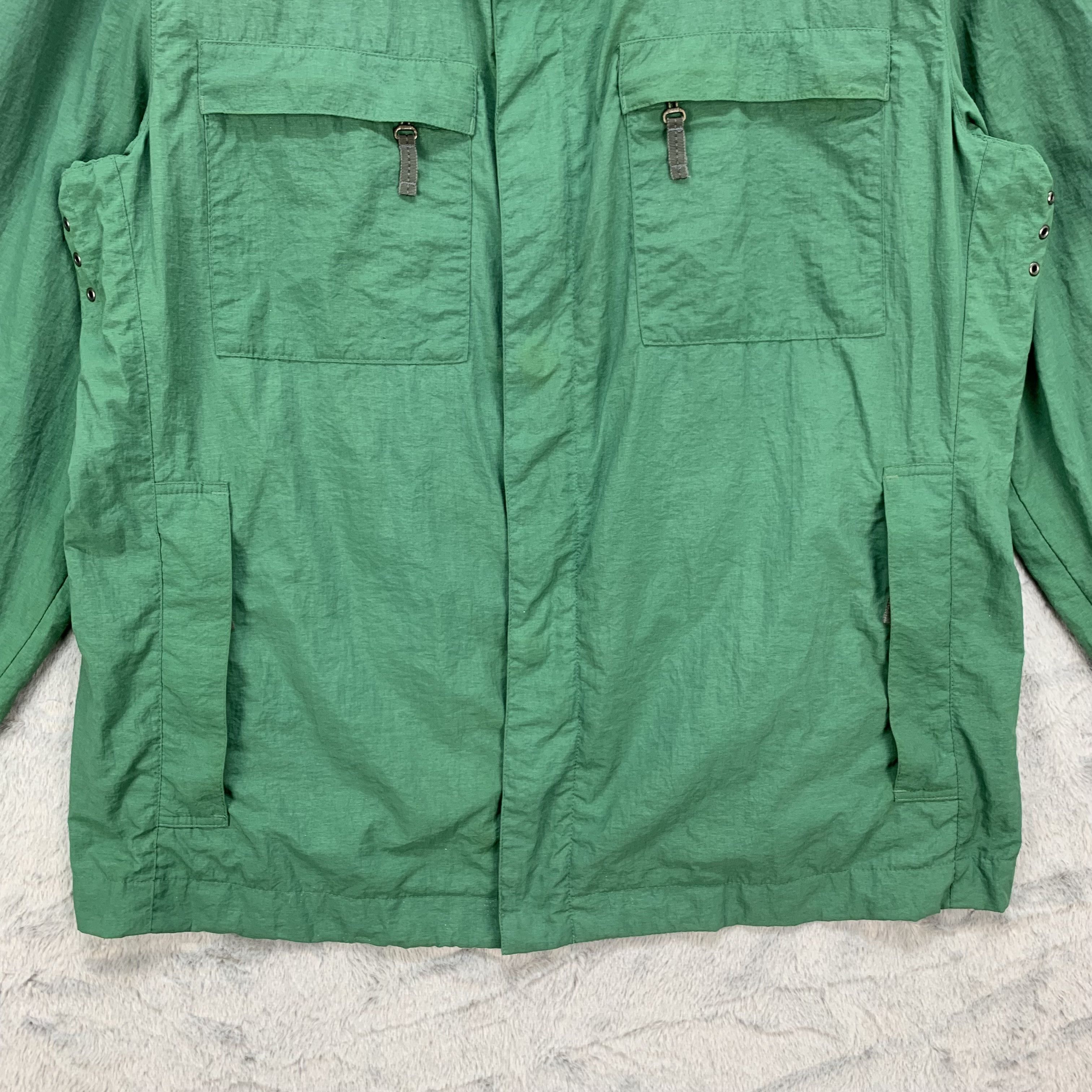 Japanese Brand Crocodile Multipocket Green Light Jacket #4142-144 Size US L / EU 52-54 / 3 - 3 Thumbnail