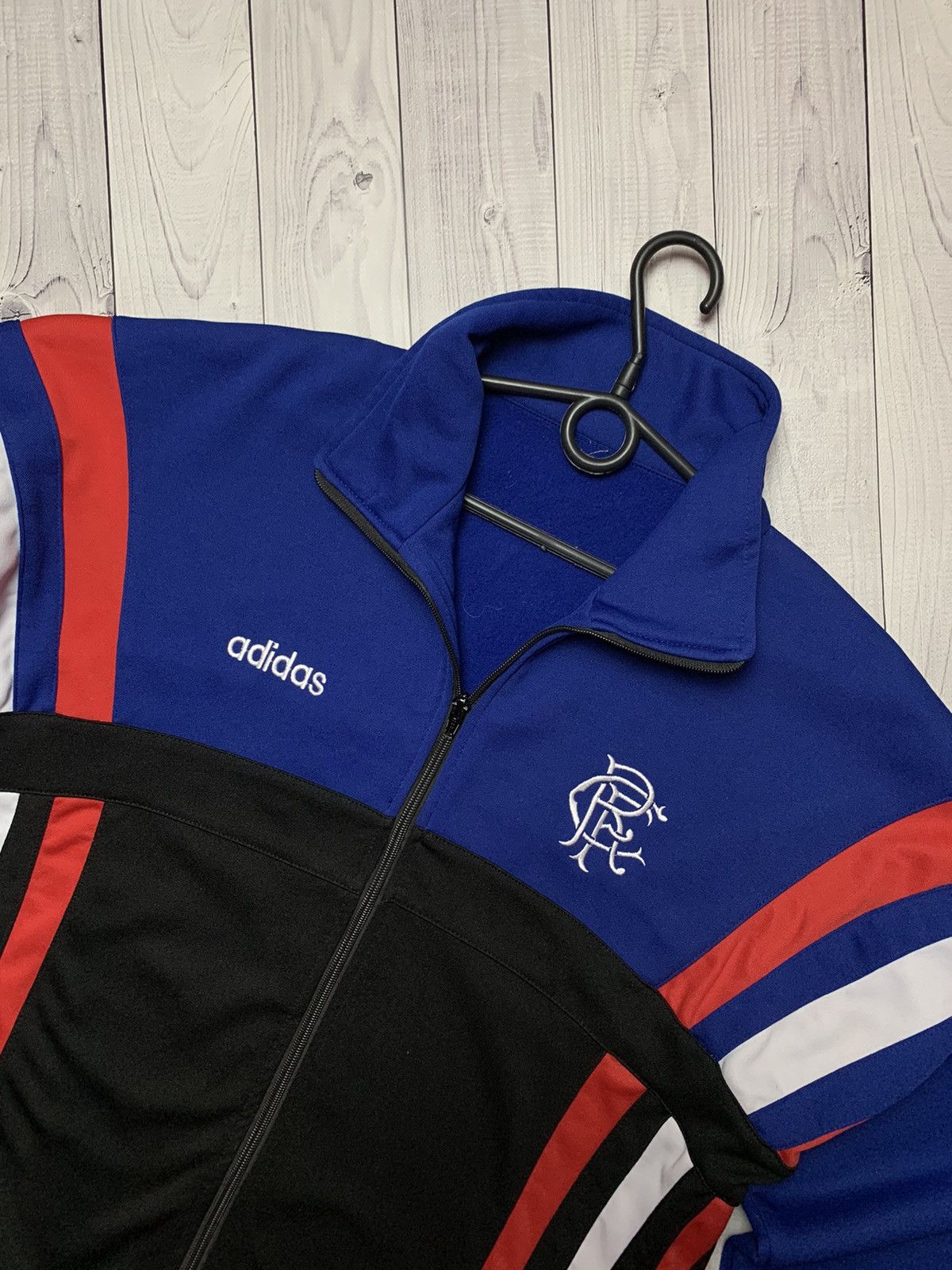 Adidas × Vintage Vintage Rangers soccer track jacket adidas rare size XL Size US XL / EU 56 / 4 - 3 Thumbnail