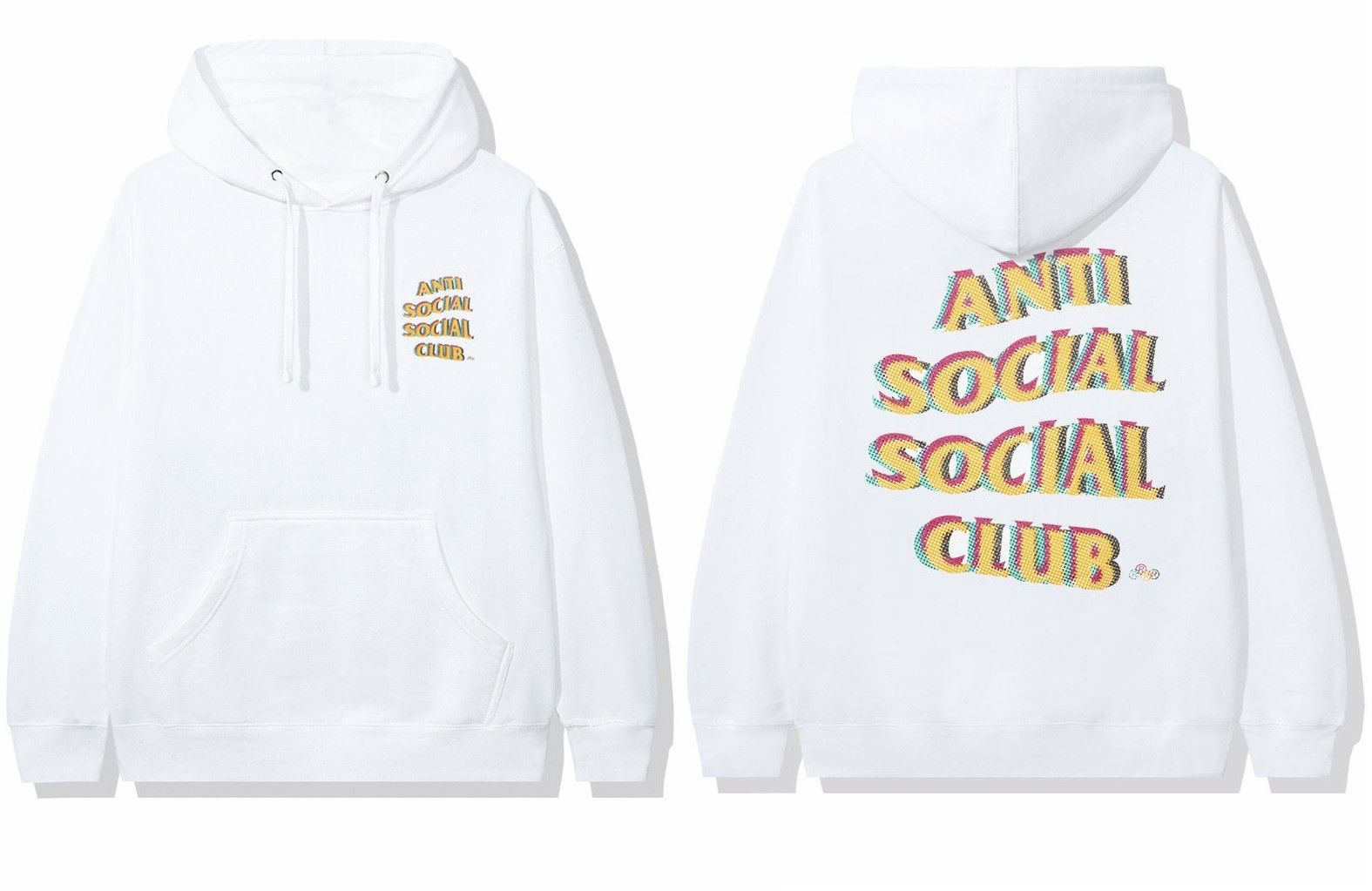 Anti Social Social Club DS ASSC Stir Crazy White Hoodie in hand BAPE KITH SUPRME Size US S / EU 44-46 / 1 - 6 Thumbnail