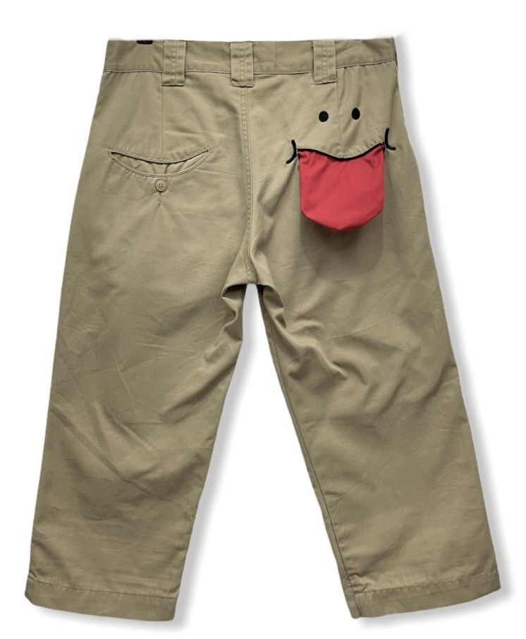 Japanese Brand UP START Made in Smile Fun Smile 3 Quarter Shorts Size US 32 / EU 48 - 2 Thumbnail