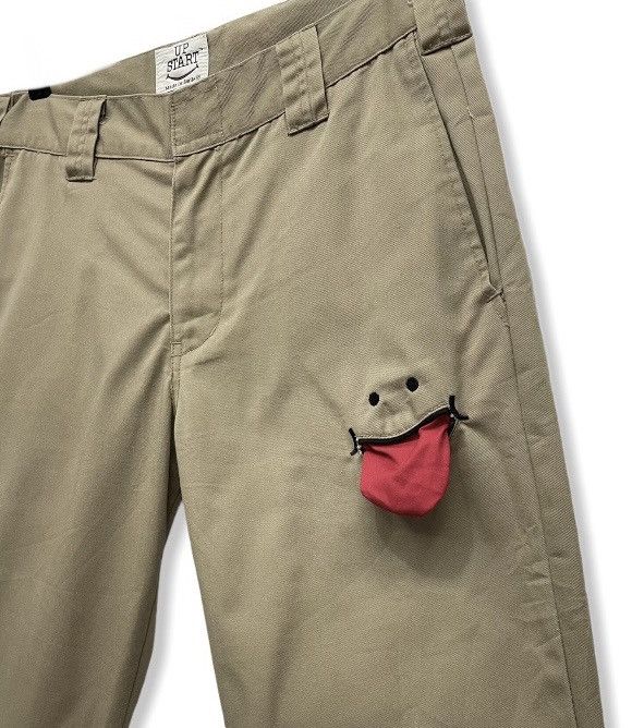 Japanese Brand UP START Made in Smile Fun Smile 3 Quarter Shorts Size US 32 / EU 48 - 5 Thumbnail