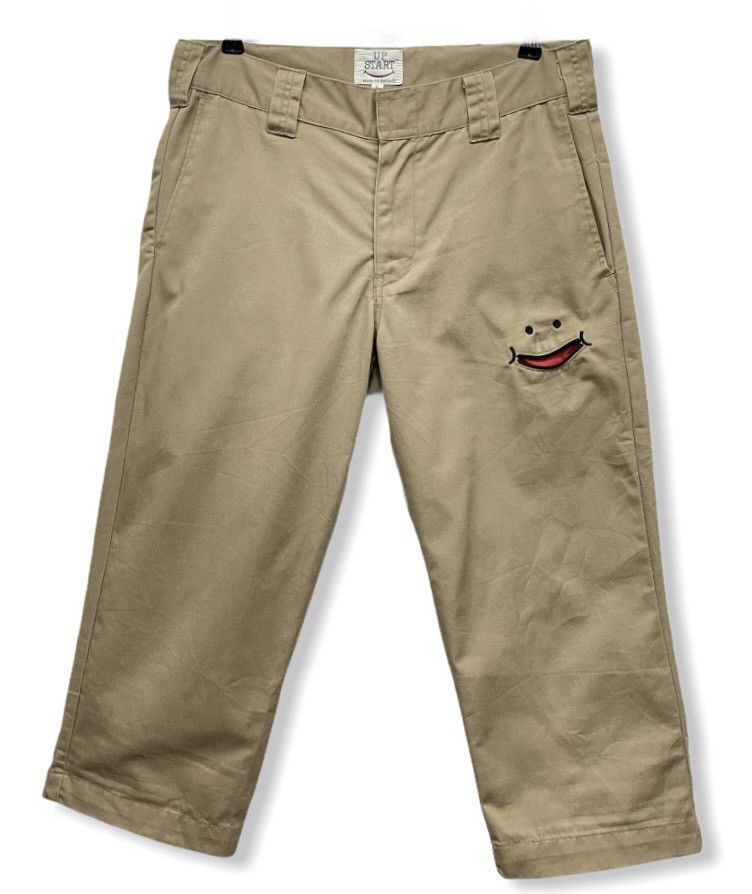 Japanese Brand UP START Made in Smile Fun Smile 3 Quarter Shorts Size US 32 / EU 48 - 4 Thumbnail