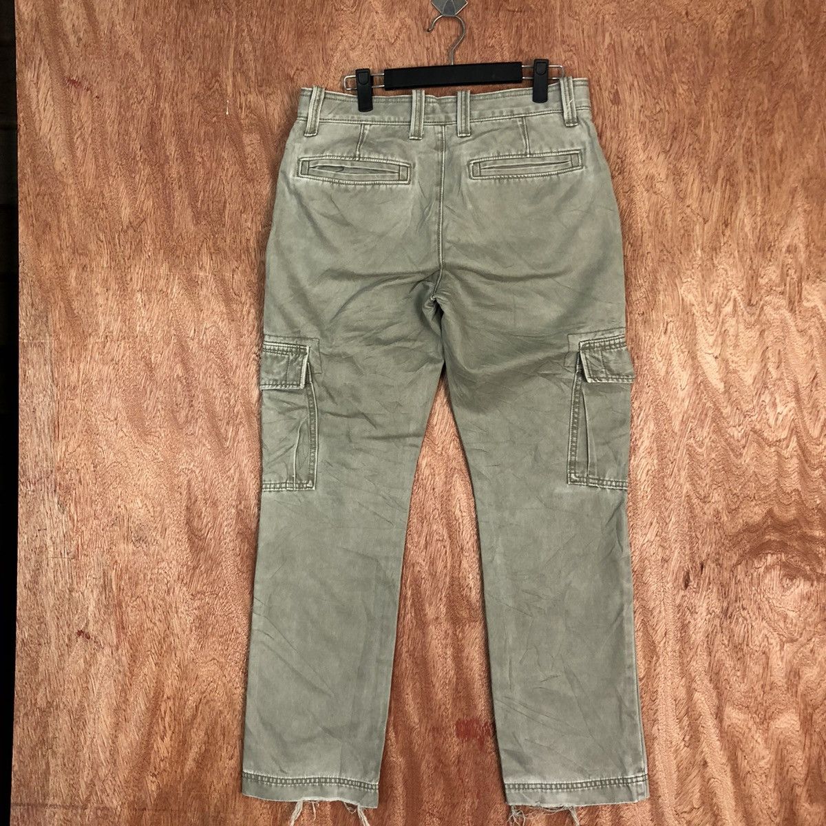 Gap × StraightFaded Gap Khakis Grey Multipocket Cargo Pants #c829 Size US 30 / EU 46 - 7 Thumbnail