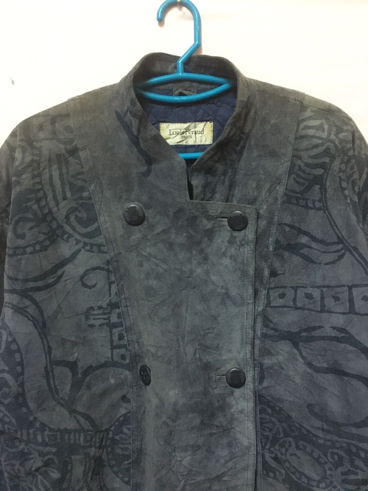 Designer × Japanese Brand LOUIS FERAUD PARIS LONG JACKET SUEDE LEATHER Size US L / EU 52-54 / 3 - 5 Thumbnail