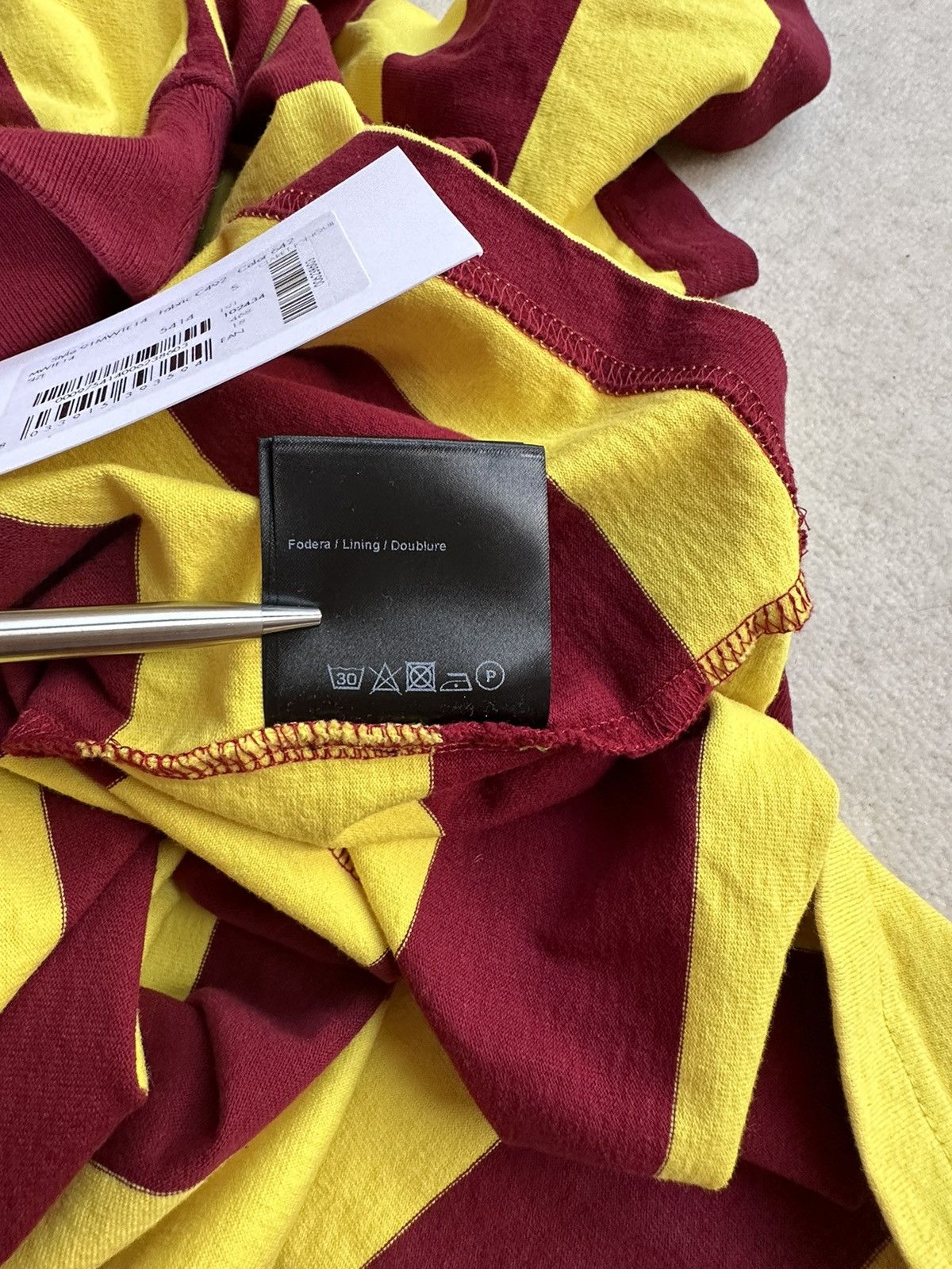 Calvin Klein 205W39NYC SS19 Calvin Klein 205w39nyc ss polo tee stripey Raf Simons Size US M / EU 48-50 / 2 - 16 Thumbnail