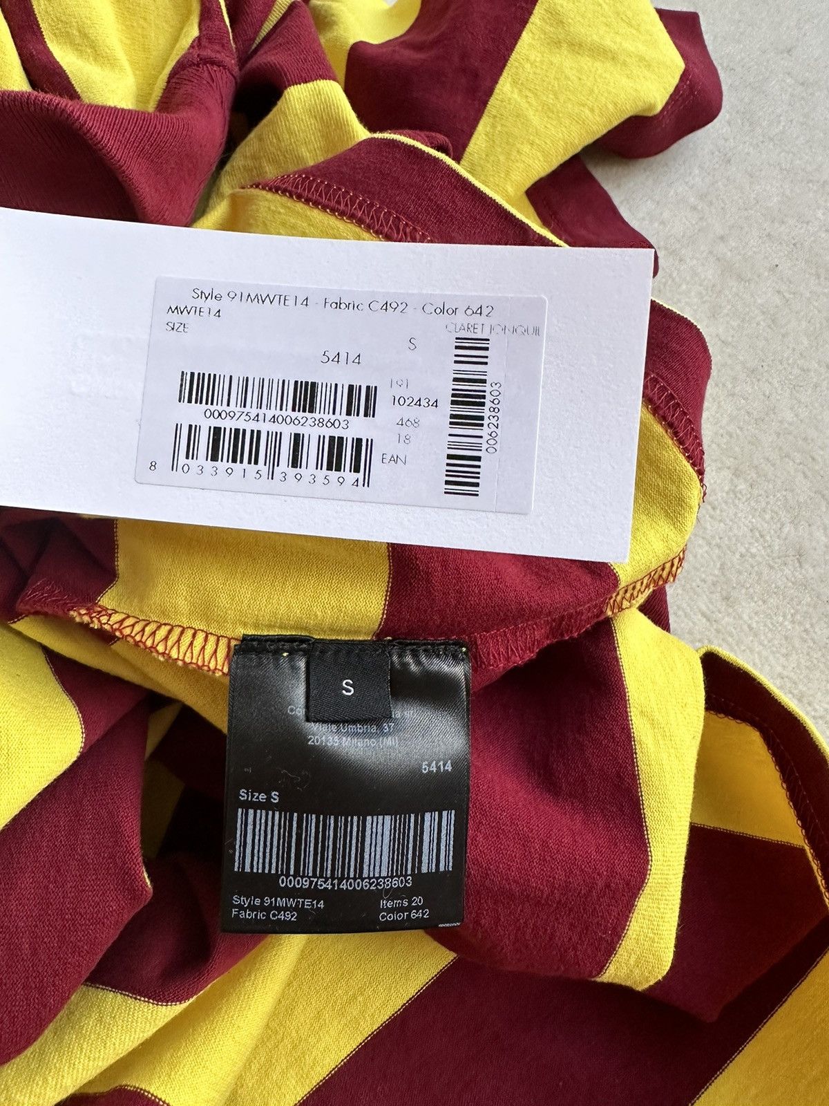 Calvin Klein 205W39NYC SS19 Calvin Klein 205w39nyc ss polo tee stripey Raf Simons Size US M / EU 48-50 / 2 - 14 Thumbnail