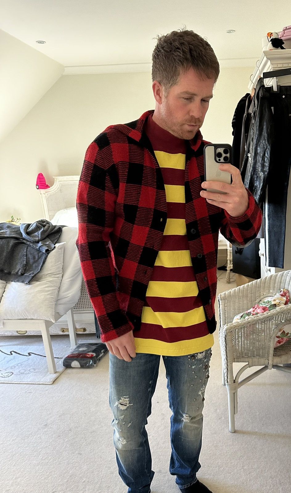 Calvin Klein 205W39NYC SS19 Calvin Klein 205w39nyc ss polo tee stripey Raf Simons Size US M / EU 48-50 / 2 - 7 Thumbnail