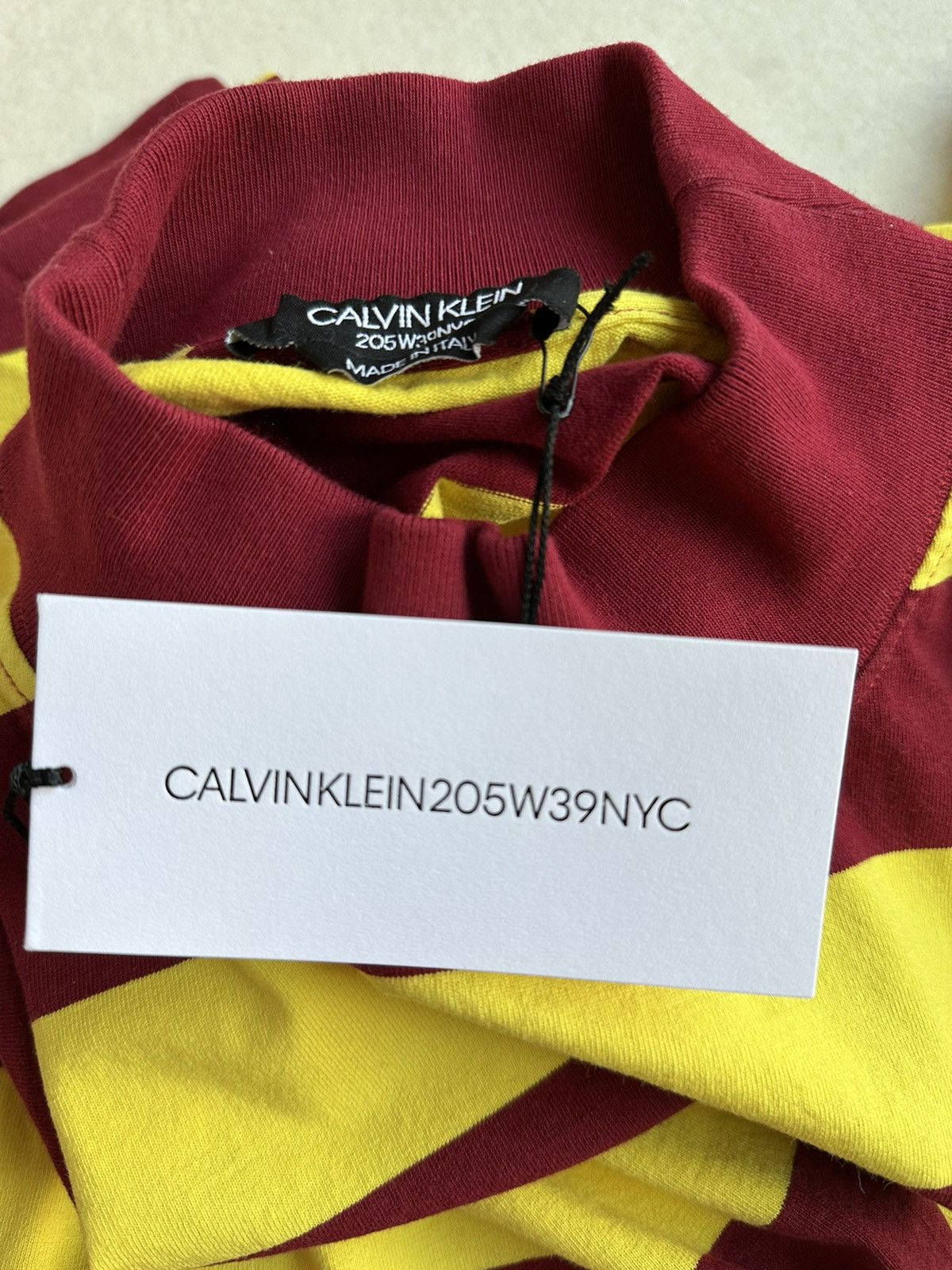 Calvin Klein 205W39NYC SS19 Calvin Klein 205w39nyc ss polo tee stripey Raf Simons Size US M / EU 48-50 / 2 - 13 Thumbnail