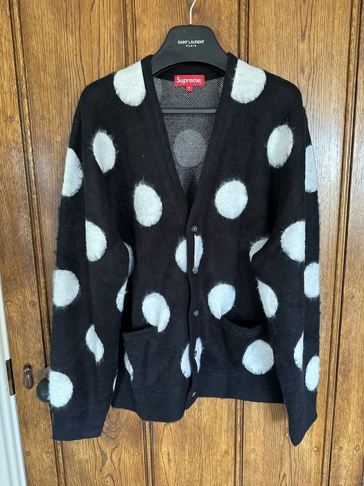 Supreme FW20 Supreme polka dot black white cardigan Brand new