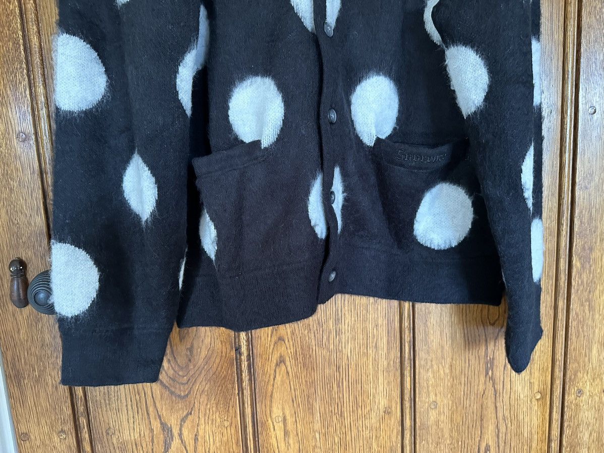 FW20 Supreme polka dot black white cardigan Brand new