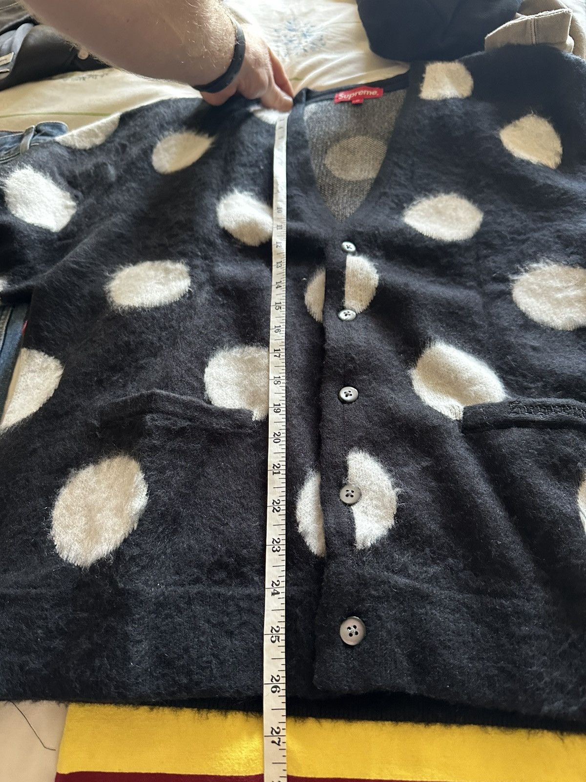 Supreme FW20 Supreme polka dot black white cardigan Brand new Size US M / EU 48-50 / 2 - 8 Thumbnail