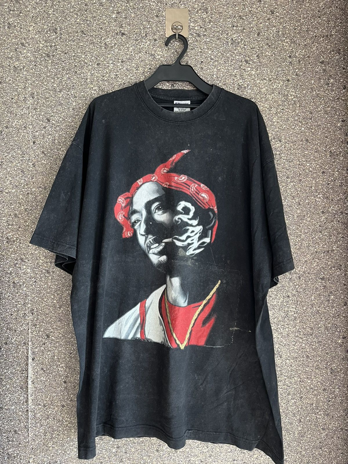 image of Rap Tees x Vintage Tupac Shakur 2Pac Ft83 in Black, Men's (Size 2XL)