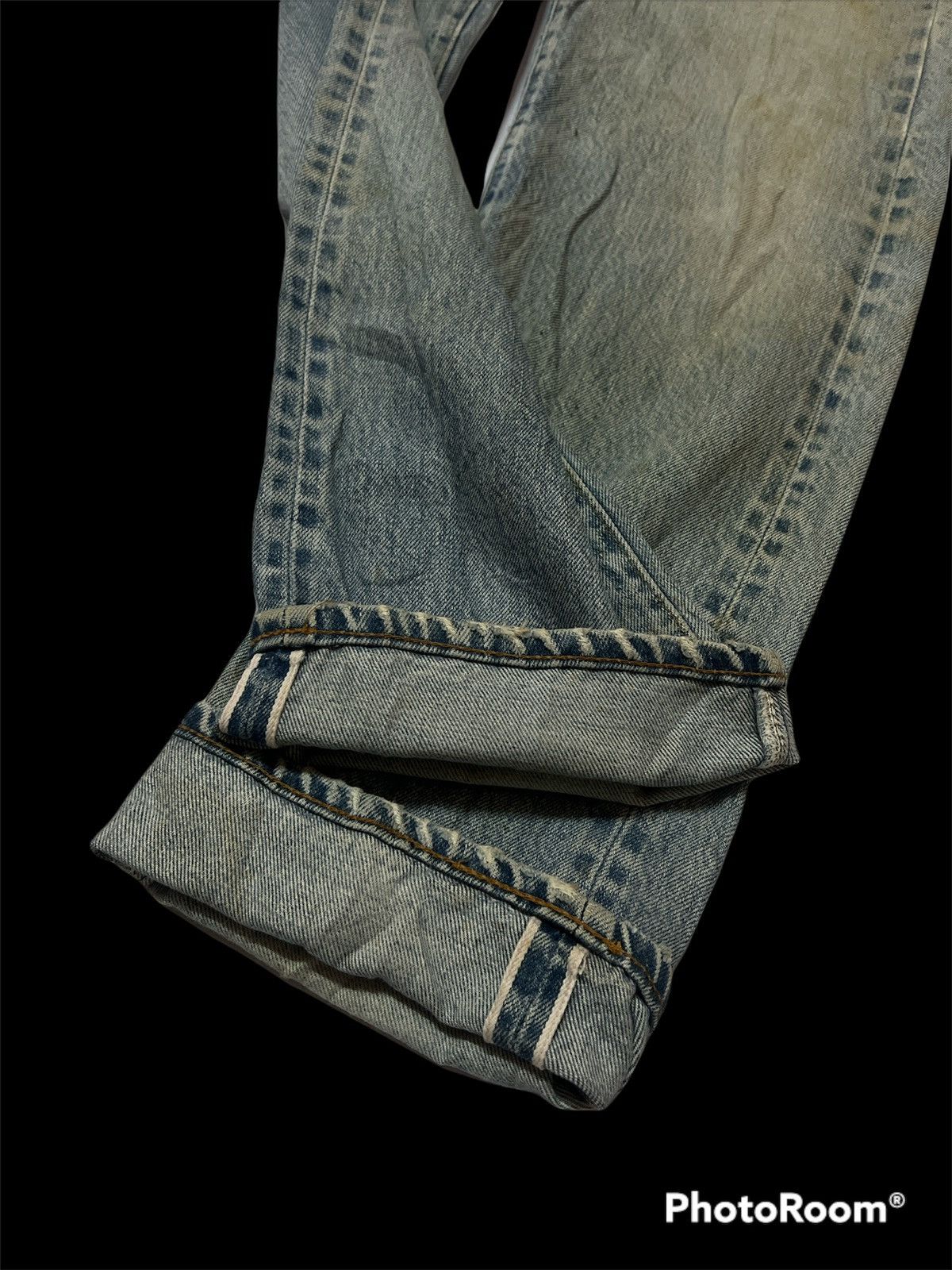 Levi's × Vintage Vintage 80’s Levis 501 Thrashed Denim Grunge Size US 28 / EU 44 - 5 Thumbnail
