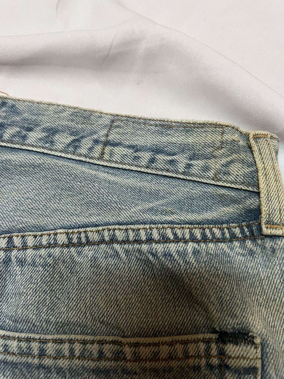 Levi's × Vintage Vintage 80’s Levis 501 Thrashed Denim Grunge Size US 28 / EU 44 - 10 Thumbnail