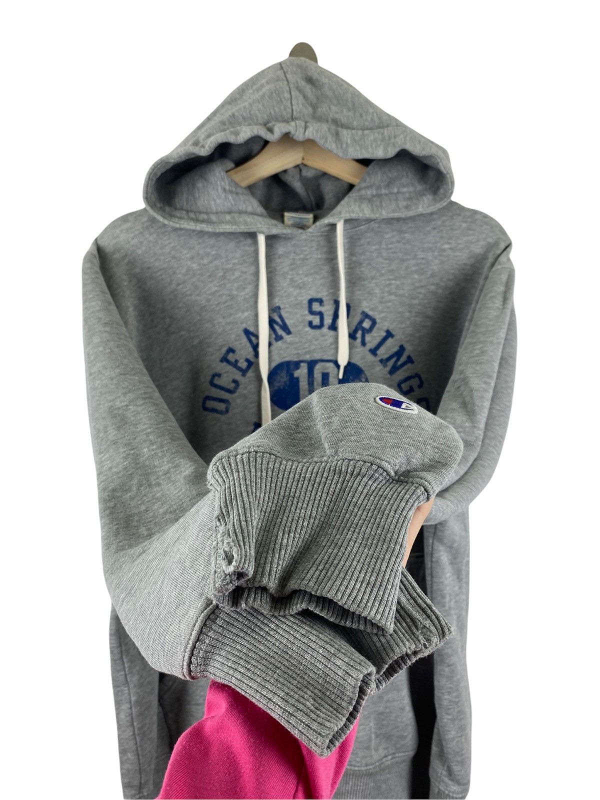 Champion × Vintage VINTAGE CHAMPION OCEAN SPRING PE DEPT HOODIE Size US L / EU 52-54 / 3 - 4 Thumbnail