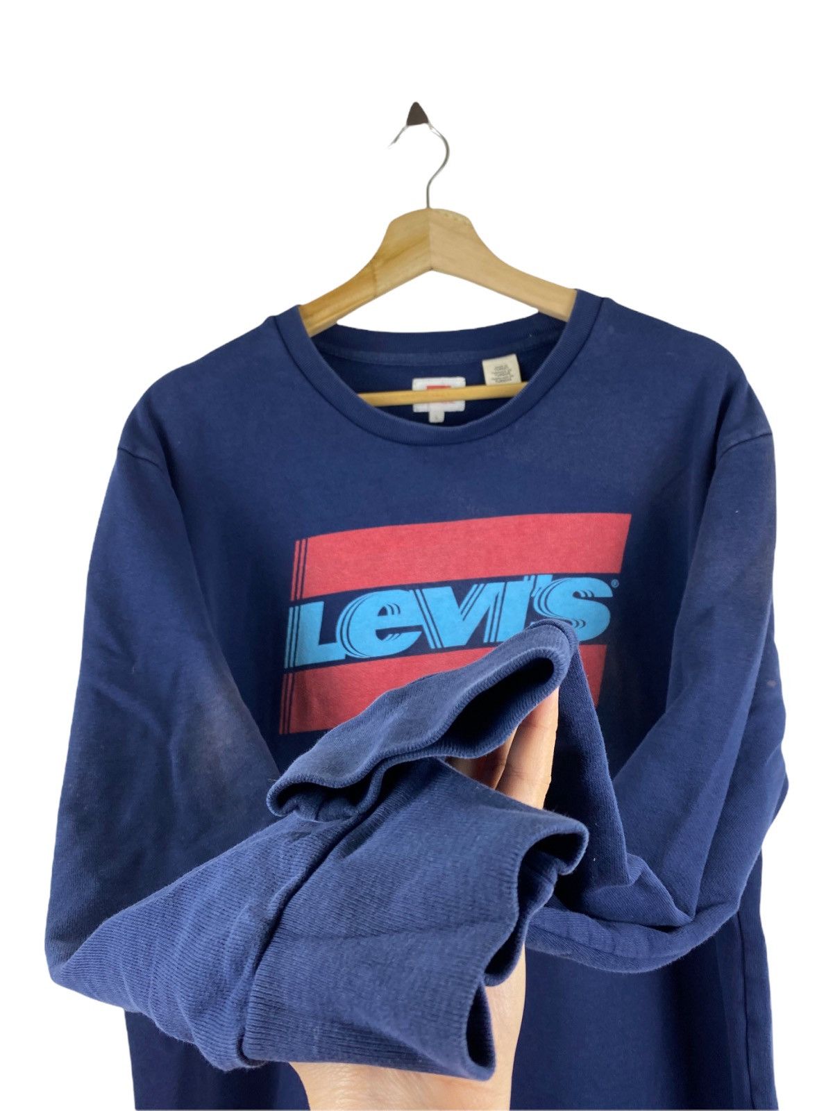 Levi's × Vintage Vintage Levi’s big logo sweatshirt Size US L / EU 52-54 / 3 - 3 Thumbnail