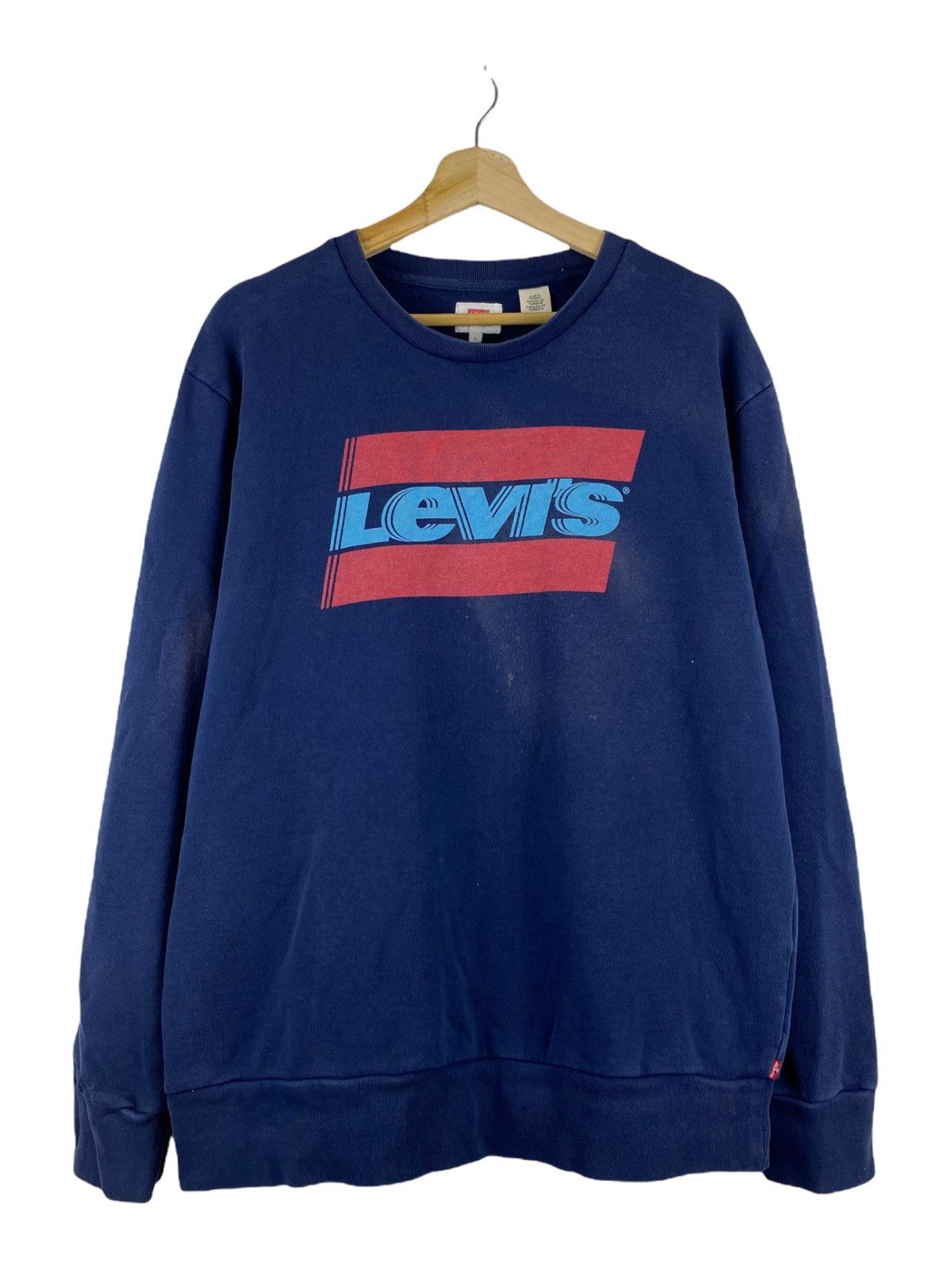 Levi's × Vintage Vintage Levi’s big logo sweatshirt Size US L / EU 52-54 / 3 - 1 Thumbnail