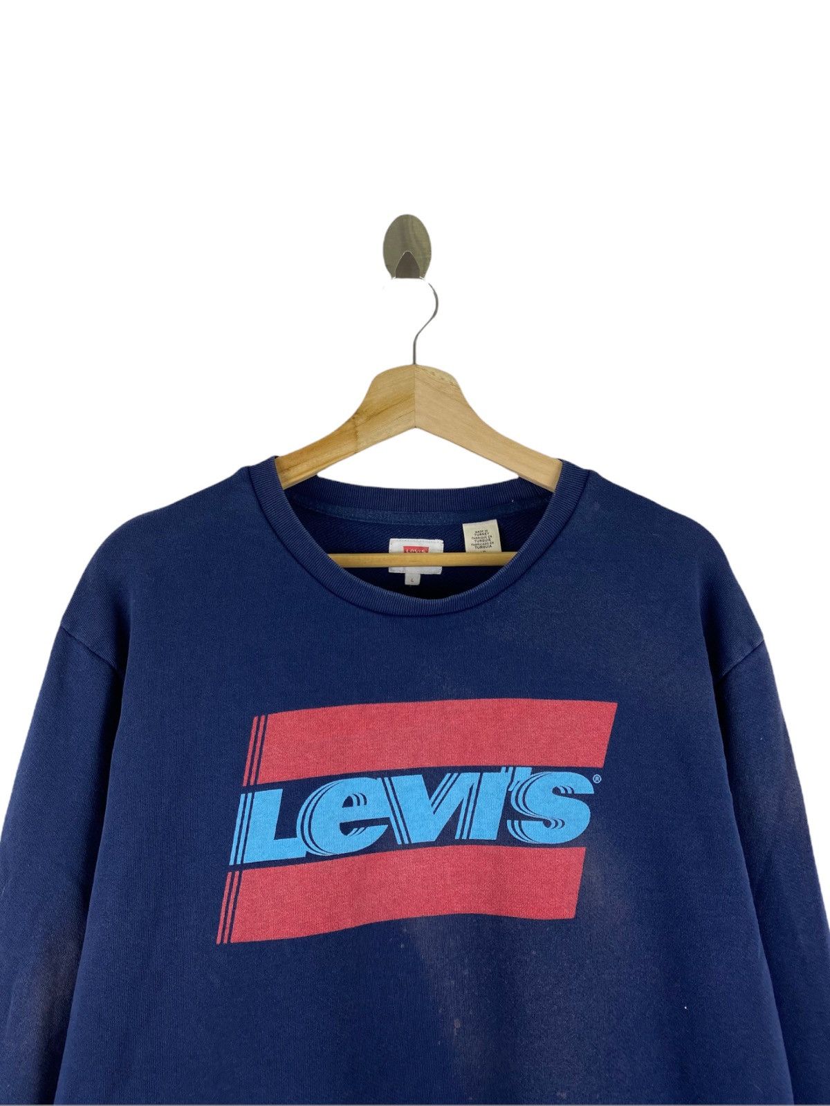Levi's × Vintage Vintage Levi’s big logo sweatshirt Size US L / EU 52-54 / 3 - 2 Thumbnail