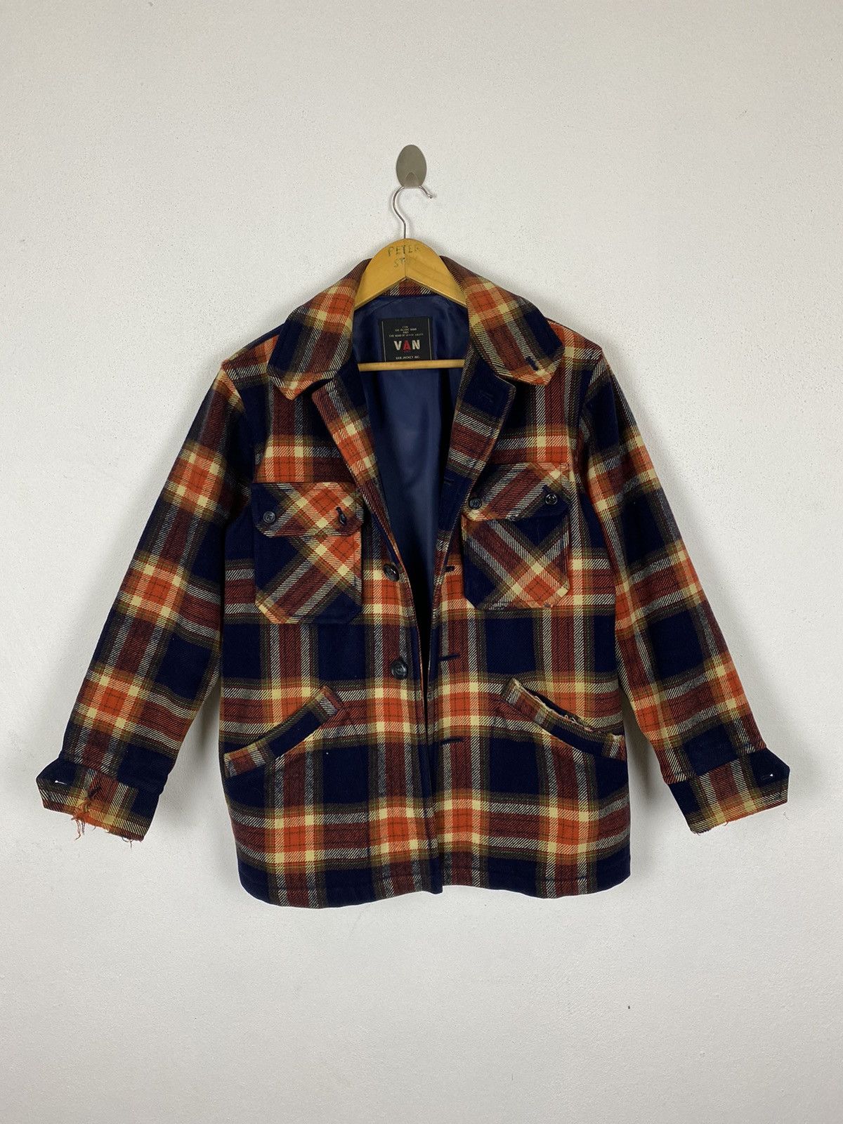 Japanese Brand × Van VAN JACKET FLANNEL DESIGN Size US M / EU 48-50 / 2 - 3 Thumbnail