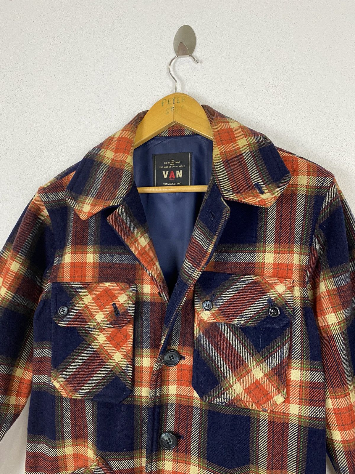 Japanese Brand × Van VAN JACKET FLANNEL DESIGN Size US M / EU 48-50 / 2 - 5 Thumbnail