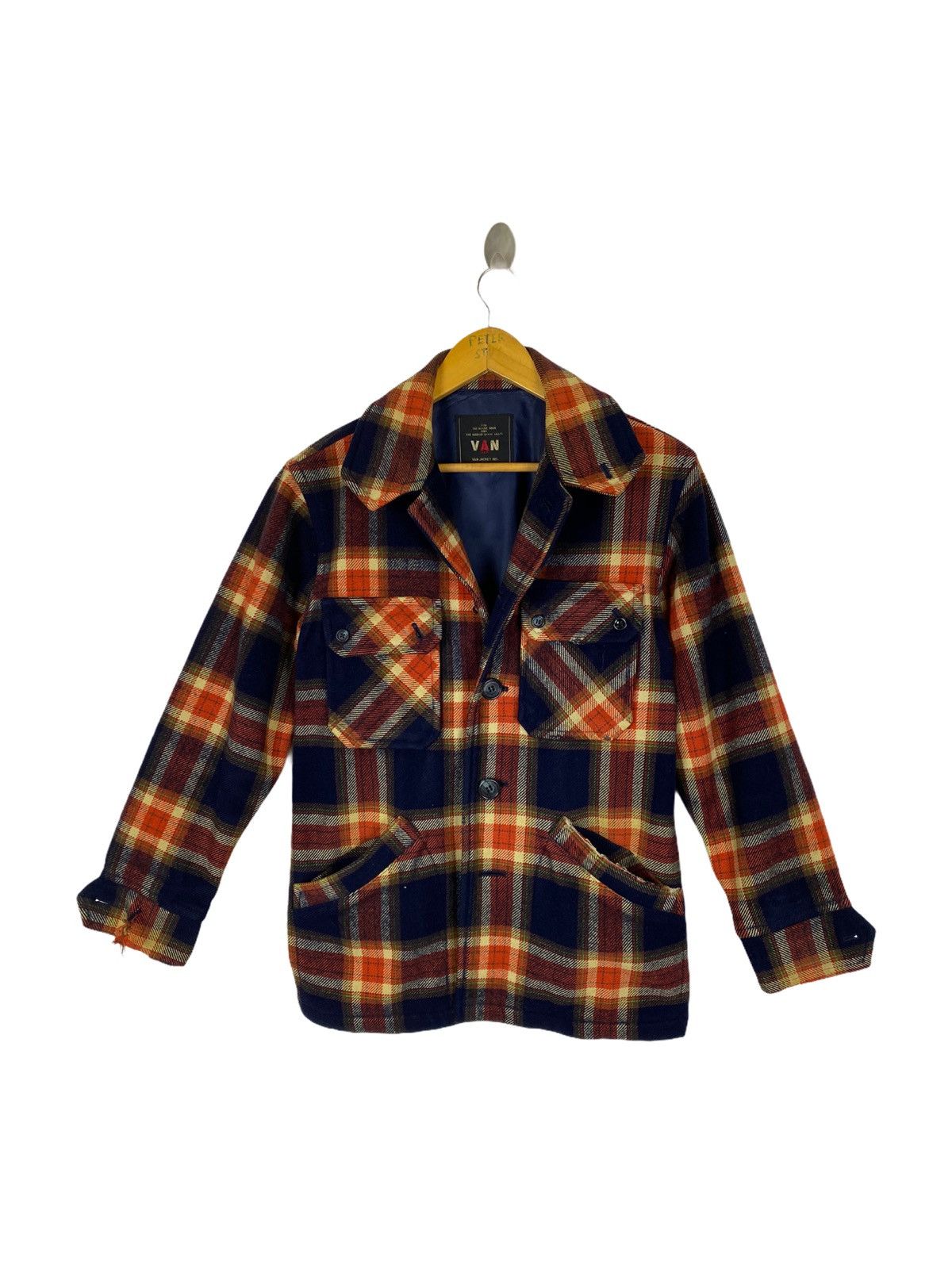Japanese Brand × Van VAN JACKET FLANNEL DESIGN Size US M / EU 48-50 / 2 - 1 Thumbnail