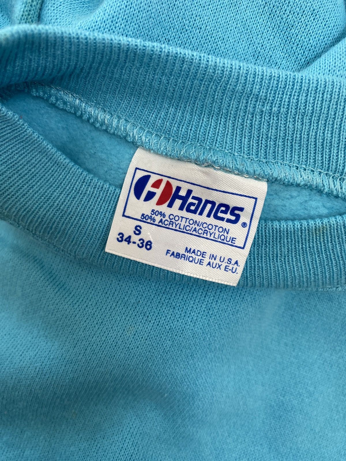 Hanes × Vintage VINTAGE 80’s EASY RICH CLUB SWEATSHIRT Size US S / EU 44-46 / 1 - 6 Thumbnail