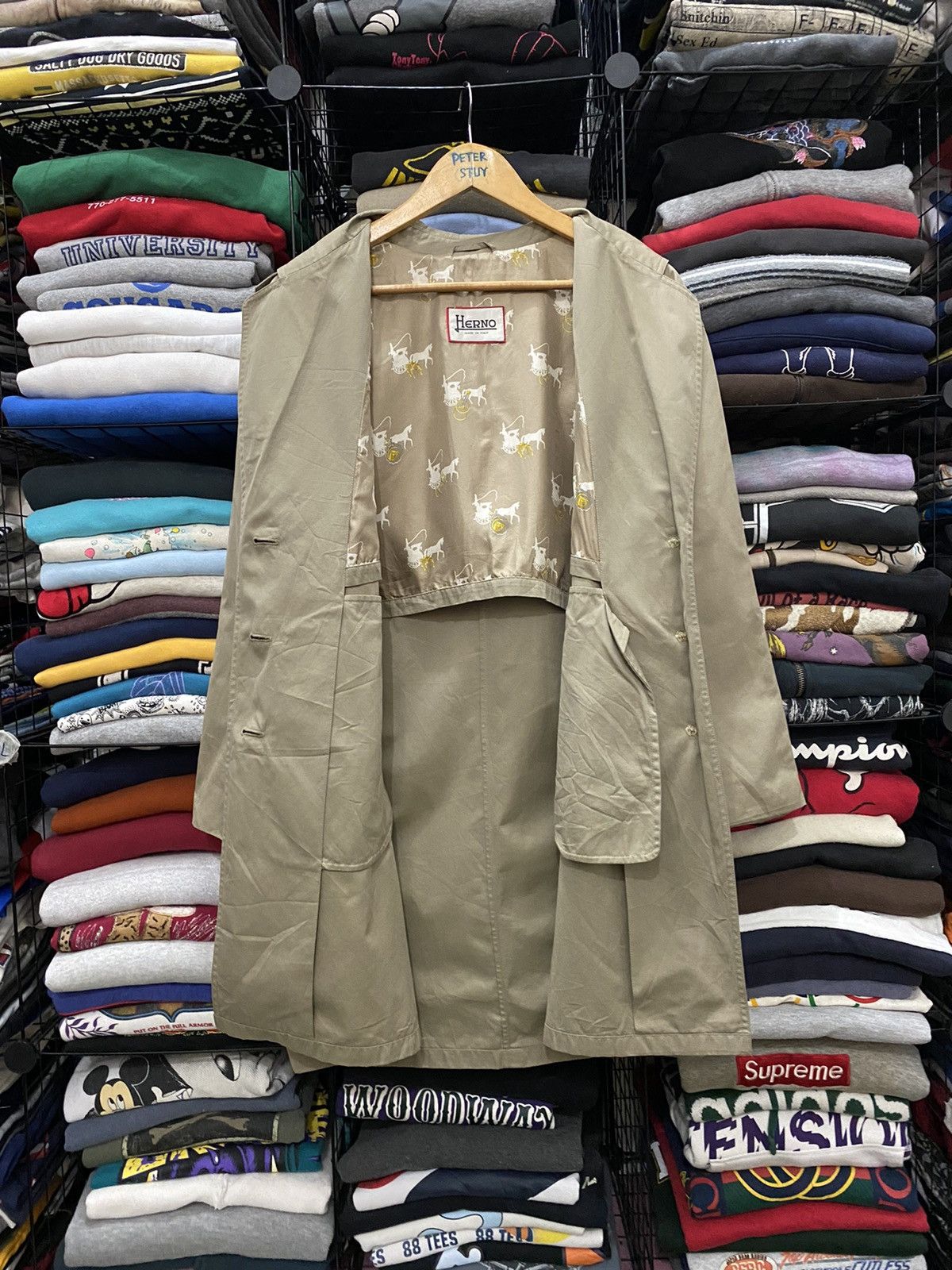Herno HERNO MADE ITALY COTTON LONG COAT Size US L / EU 52-54 / 3 - 5 Thumbnail