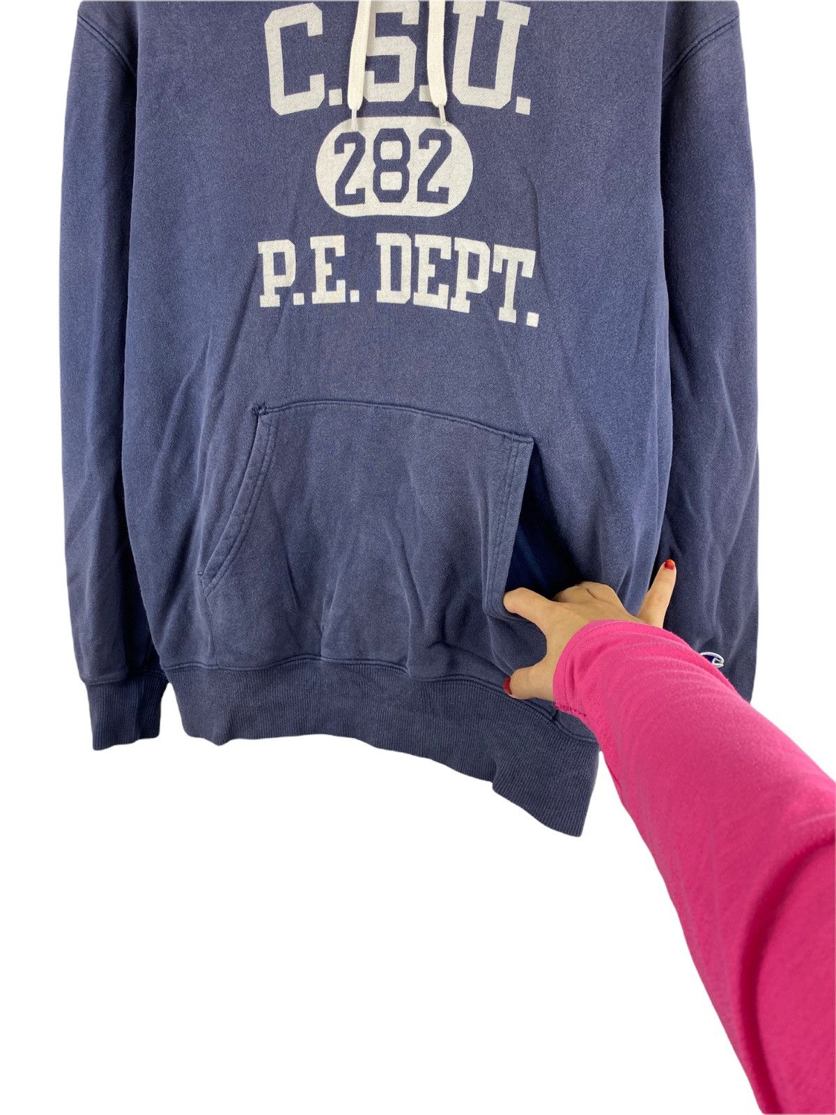 Champion × Vintage Vintage Champion CSU 282 PE DEPT Hoodie Size US XL / EU 56 / 4 - 3 Thumbnail