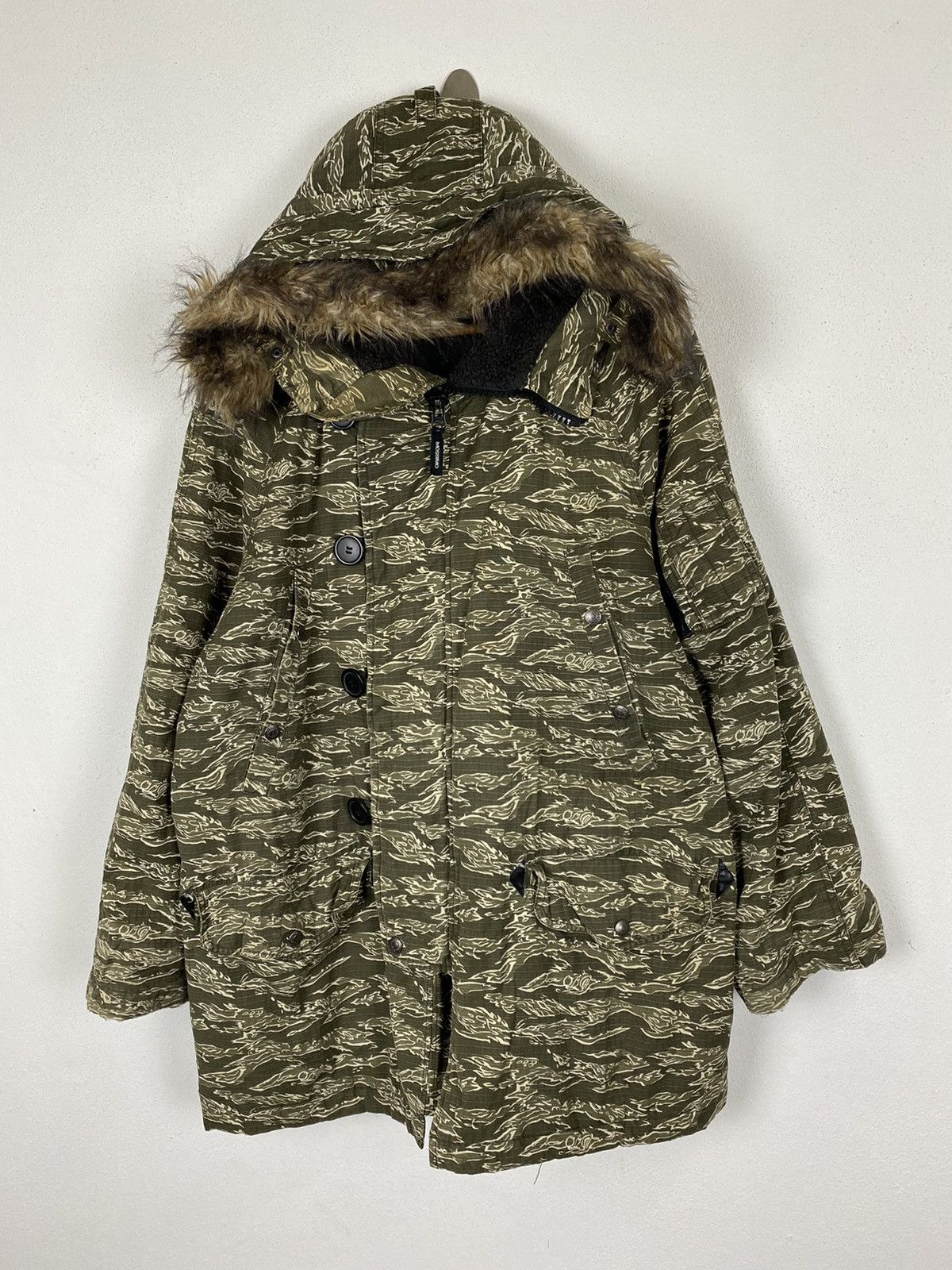 If Six Was Nine × Mossimo MOSSIMO SPORT TIGER STRIKE PARKA JACKET Size US L / EU 52-54 / 3 - 1 Thumbnail