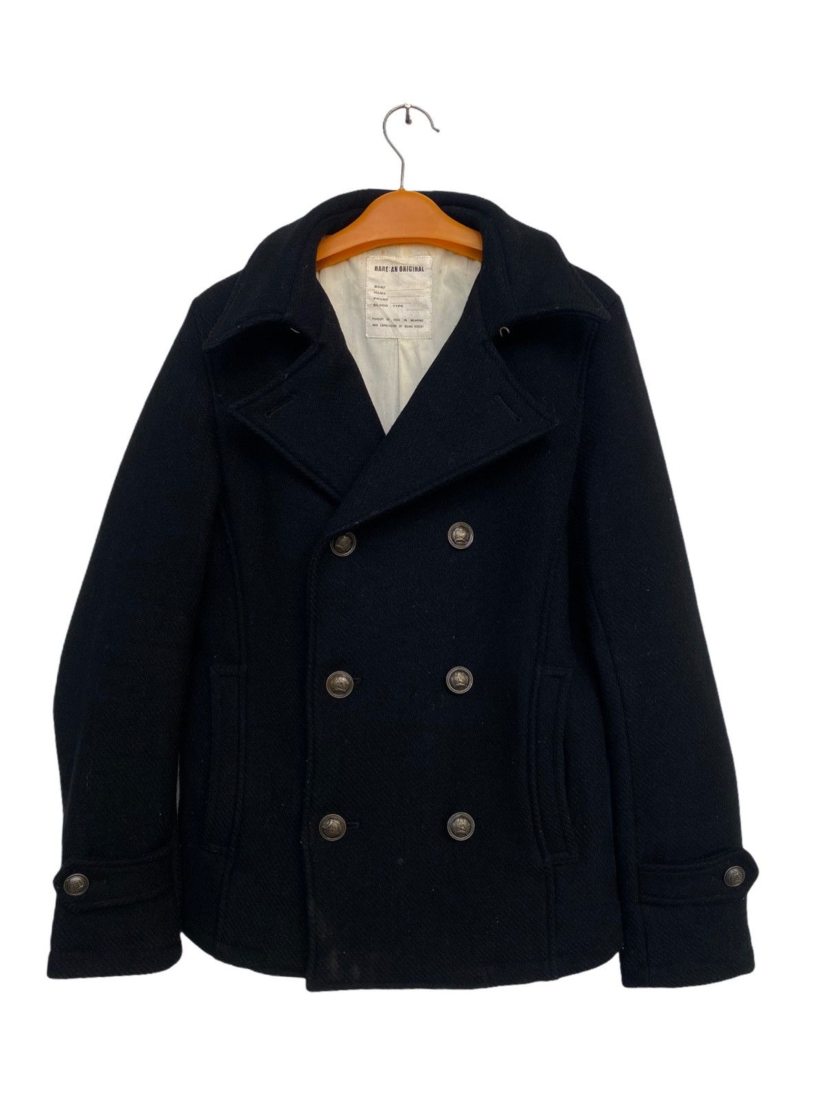 HARE DOUBLE BREASTED COAT