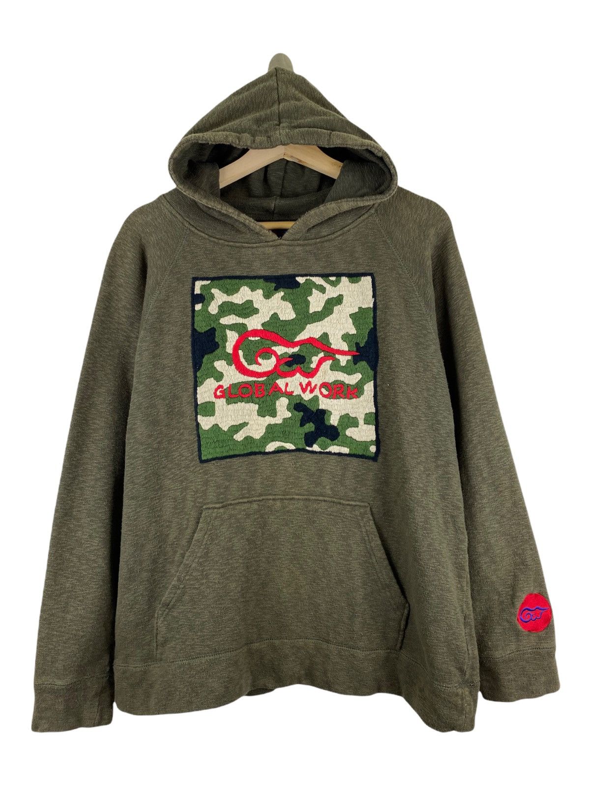 Global Work GLOBAL WORK ALL EMBROIDERY LOGO HOODIE Size US M / EU 48-50 / 2 - 1 Thumbnail