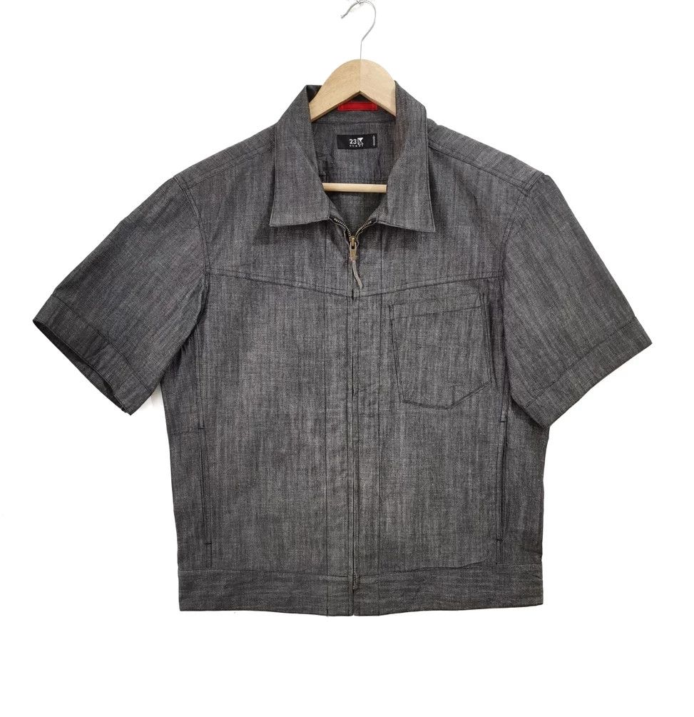 Japanese Brand 23 Homme Tokyo denim jacket japanese brand Size US L / EU 52-54 / 3 - 1 Thumbnail