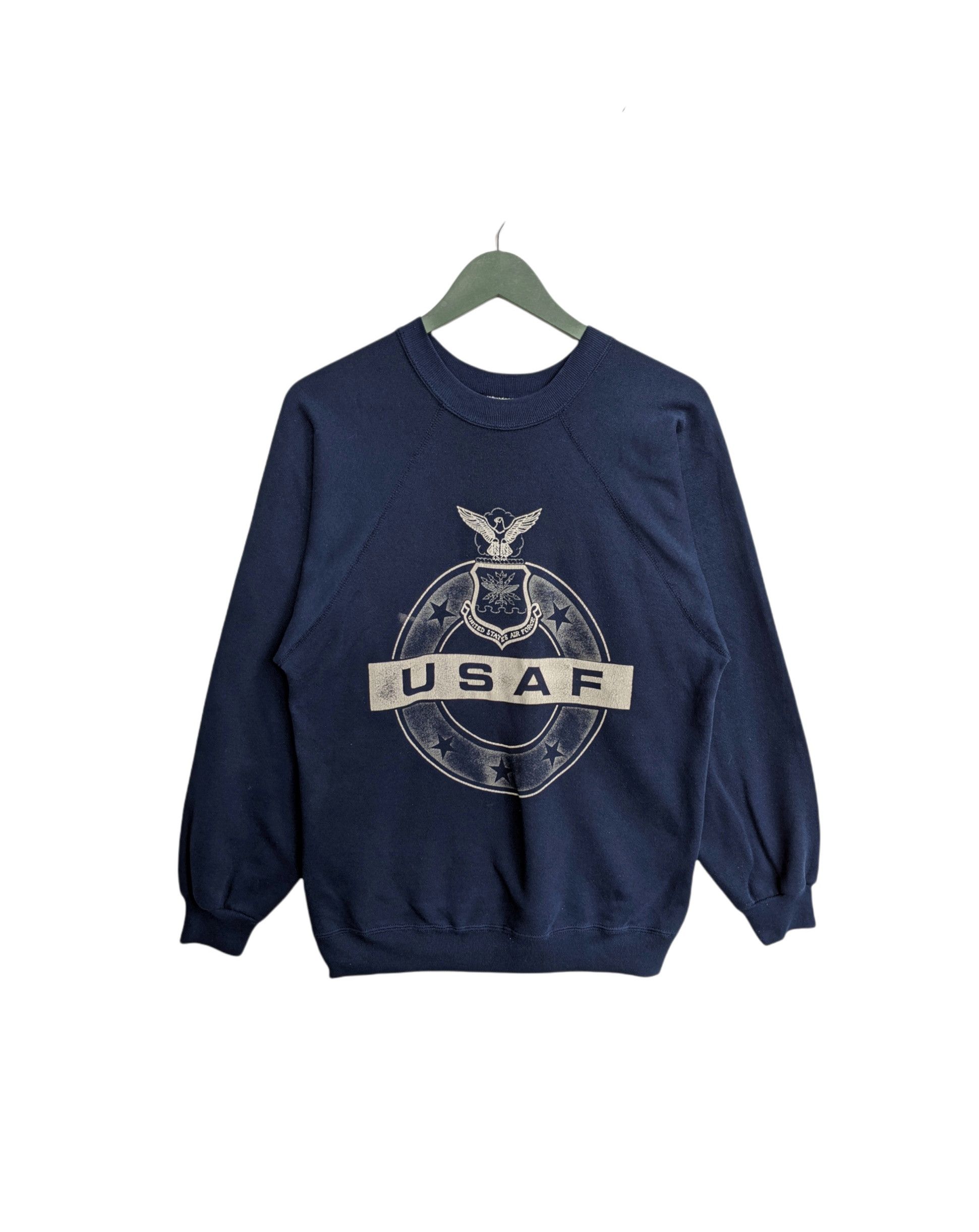Tultex Vintage 80s USAF Sweatshirt Size US M / EU 48-50 / 2 - 1 Thumbnail
