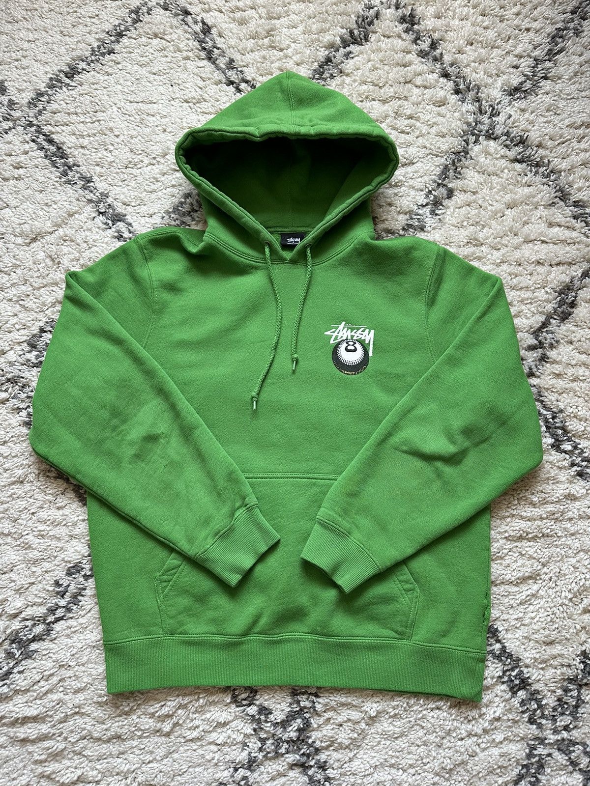 Stussy Cobra 8 Hoodie Sweatshirt in Green for Men