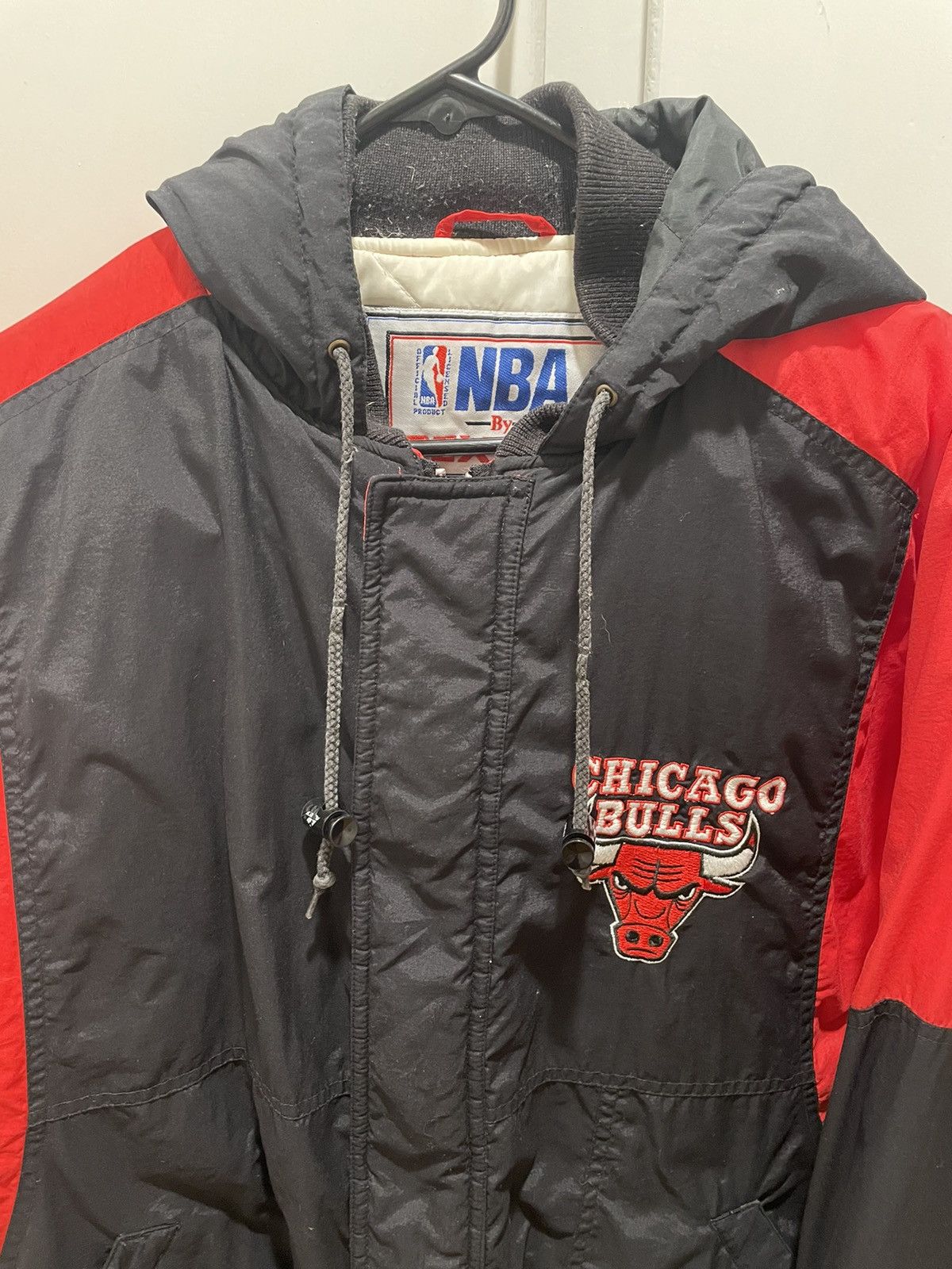 Cheapest Vintage Chicago Bulls Apex One Jacket Large Black