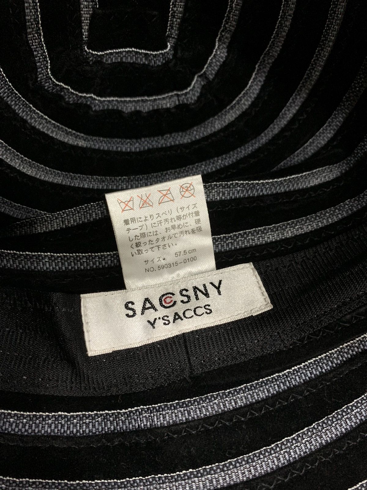 Yohji Yamamoto VINTAGE Y'SACCS SACCSNY BY YOHJI YAMAMOTO SPIRAL HAT Size ONE SIZE - 5 Thumbnail