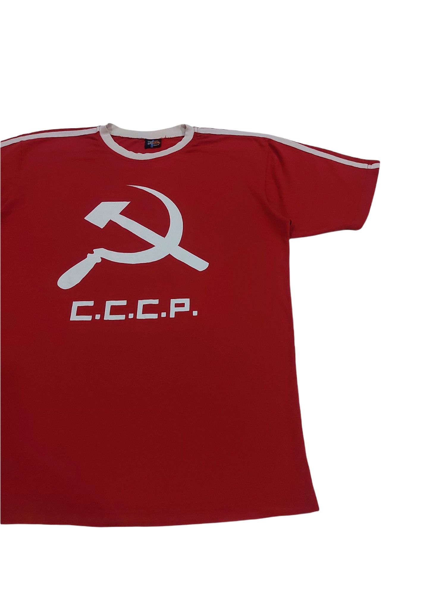 Cccp × Vintage RARE! VTG C.C.C.P by SUN NEXT BIG LOGO SIDE TAPE JERSEY Size US XXL / EU 58 / 5 - 2 Thumbnail