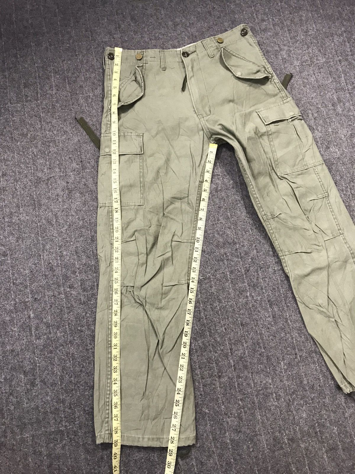 Vintage Military US Army Trousers Tactical Nato Cargo Combat Size US 32 / EU 48 - 11 Thumbnail