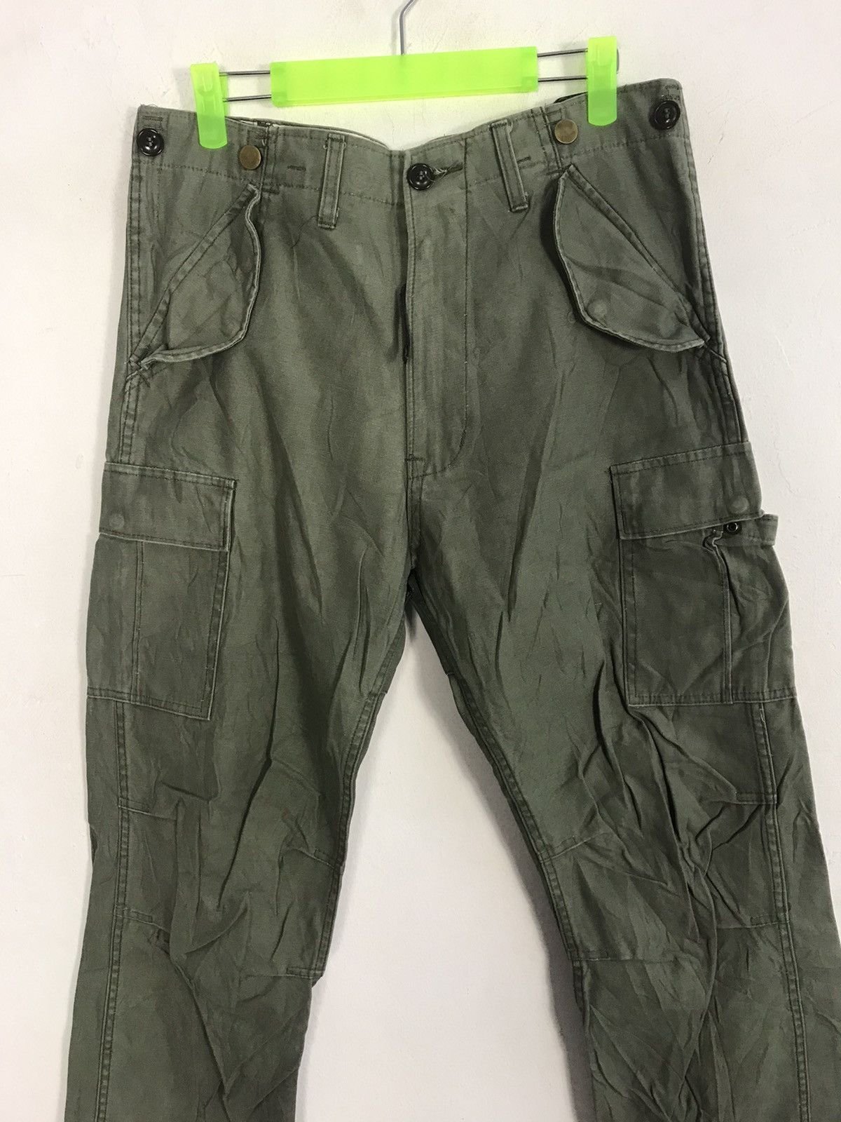 Vintage Military US Army Trousers Tactical Nato Cargo Combat Size US 32 / EU 48 - 2 Thumbnail