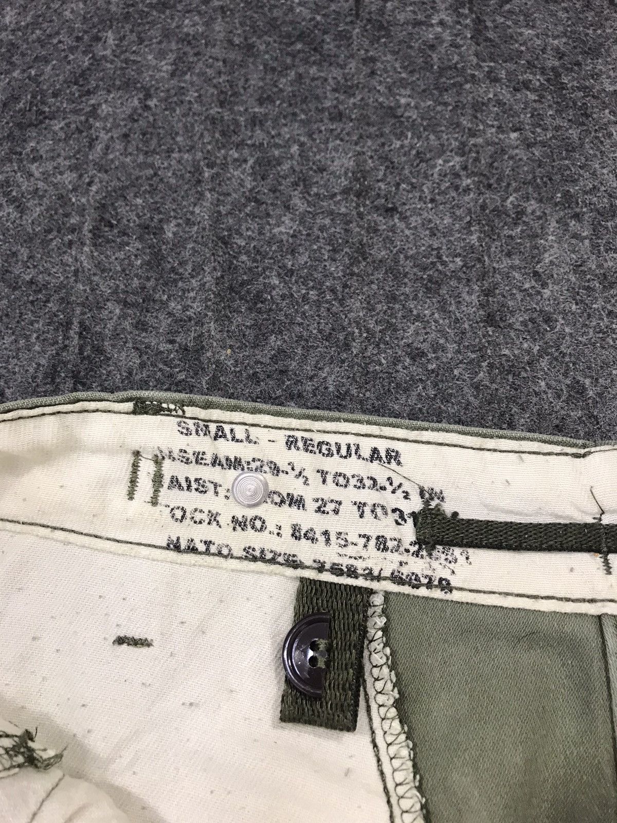 Vintage Military US Army Trousers Tactical Nato Cargo Combat Size US 32 / EU 48 - 5 Thumbnail