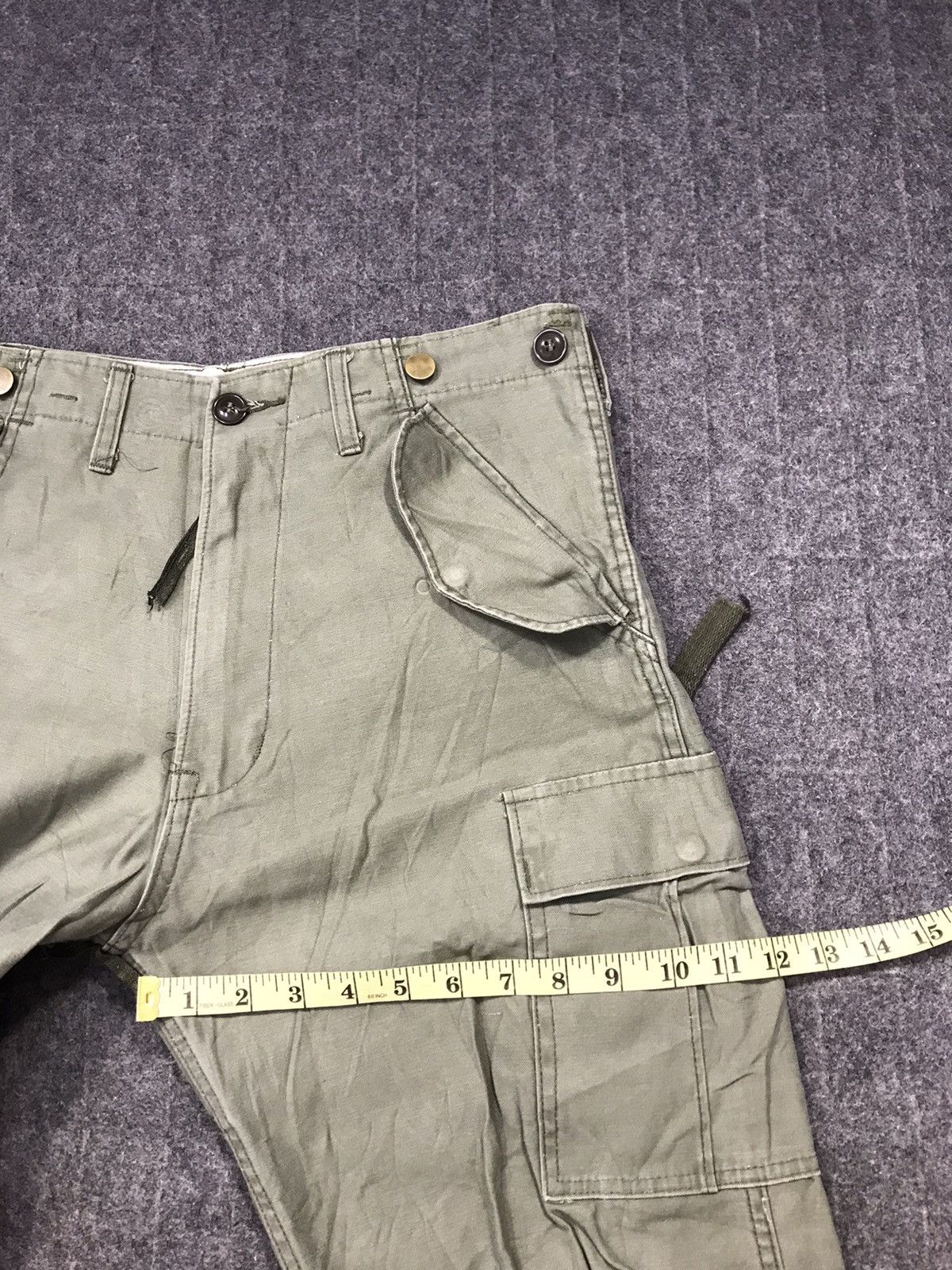 Vintage Military US Army Trousers Tactical Nato Cargo Combat Size US 32 / EU 48 - 12 Thumbnail