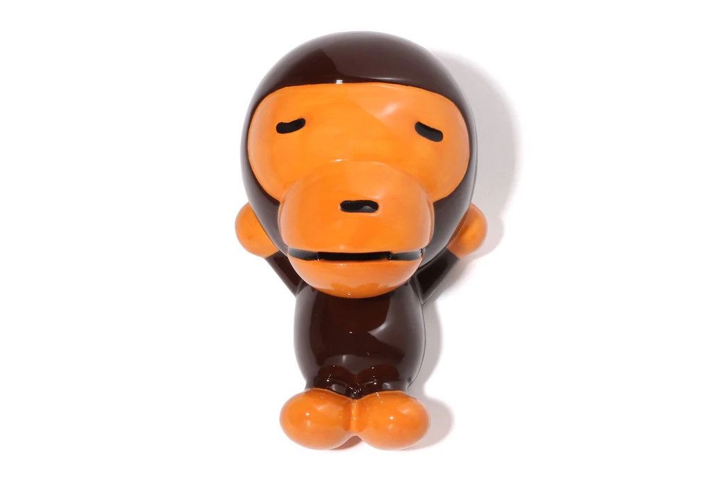 image of Bape Baby Milo Coinbank in Brown, Men's