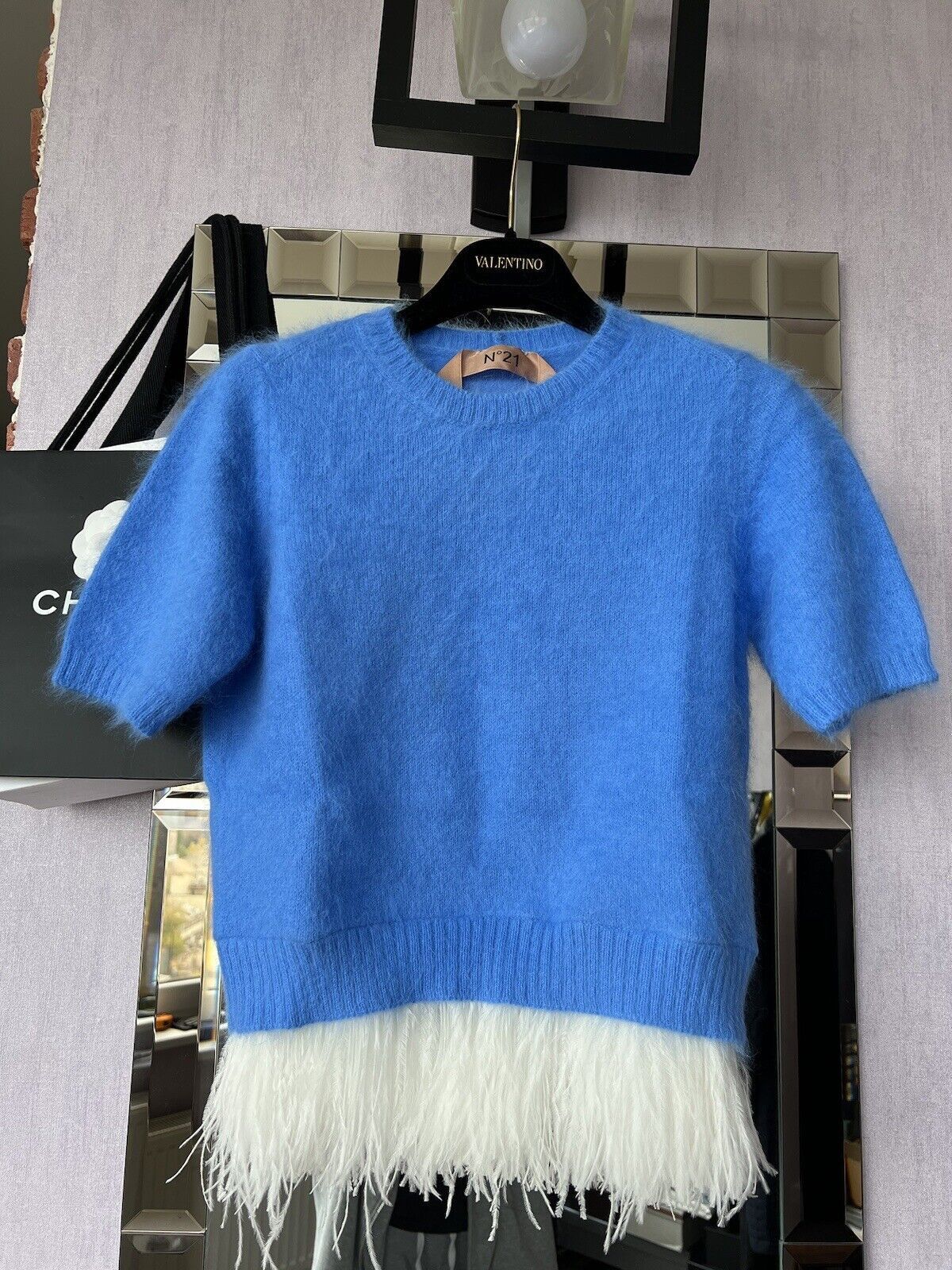 No. 21 N°21 Sweater Angora Blend Size IT 38/XXS Size XXS / US 00 / IT 34 - 1 Thumbnail