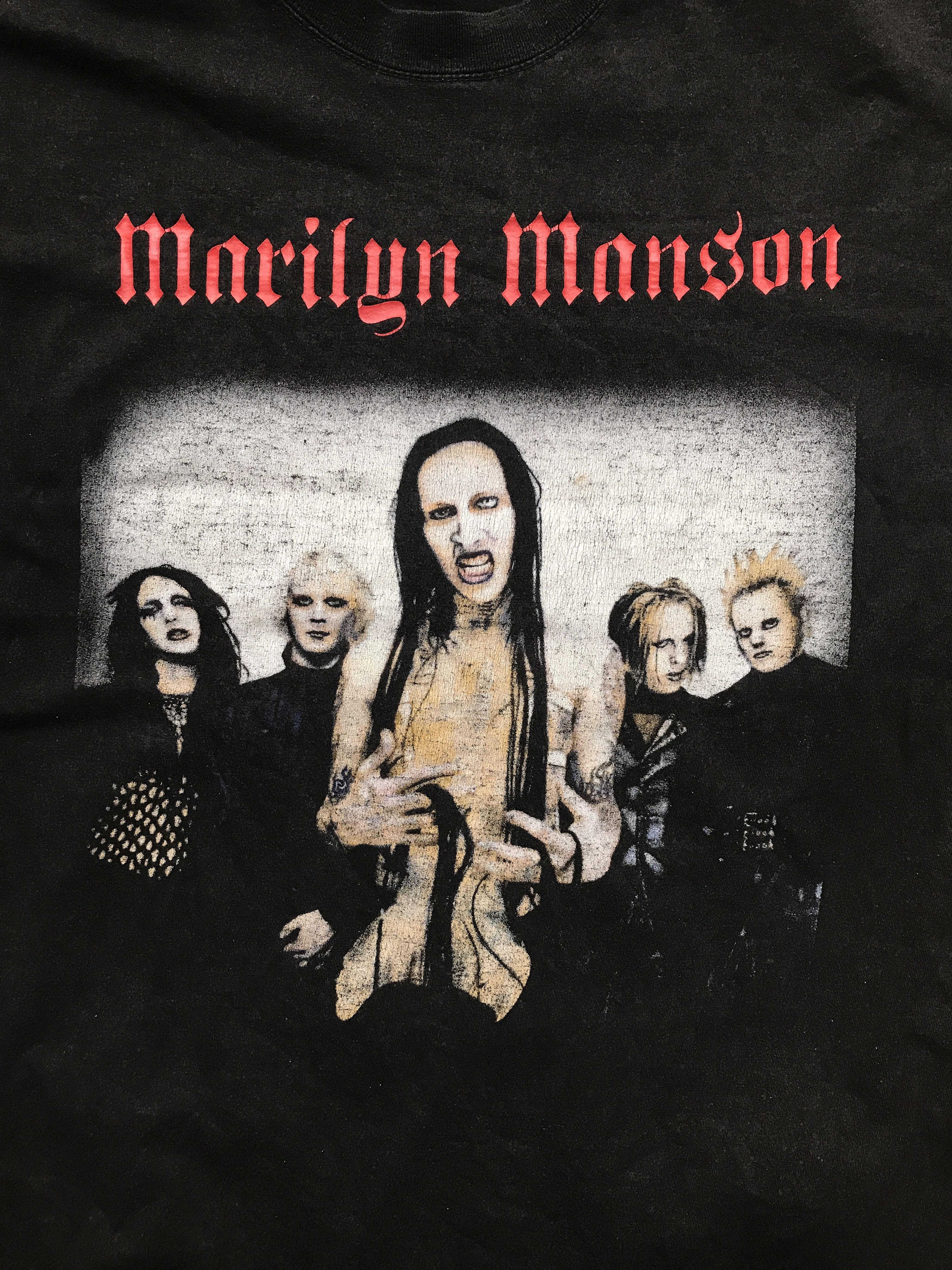 Vintage Vintage Marilyn Manson T-shirt Size US XL / EU 56 / 4 - 3 Thumbnail
