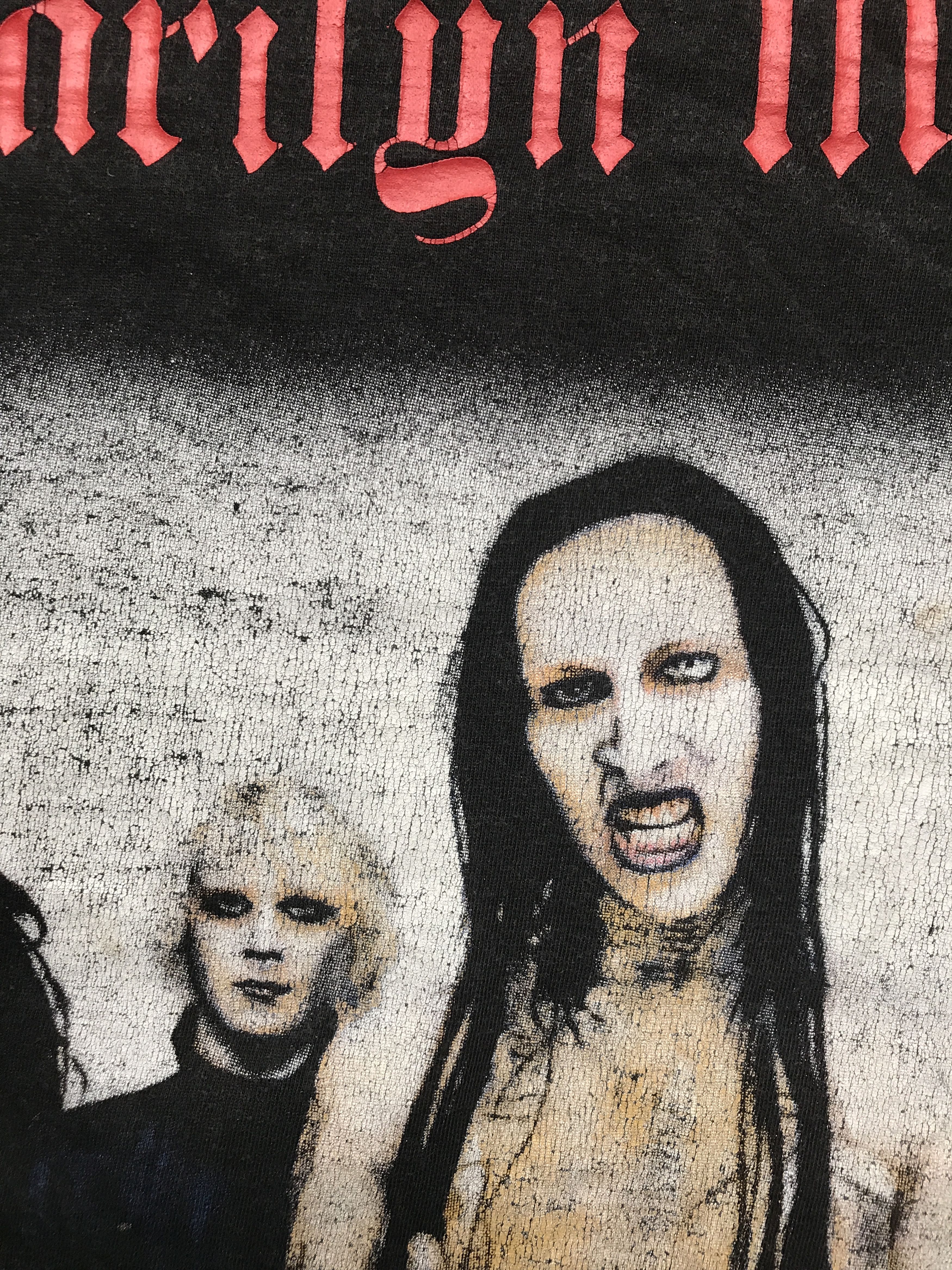Vintage Vintage Marilyn Manson T-shirt Size US XL / EU 56 / 4 - 4 Thumbnail